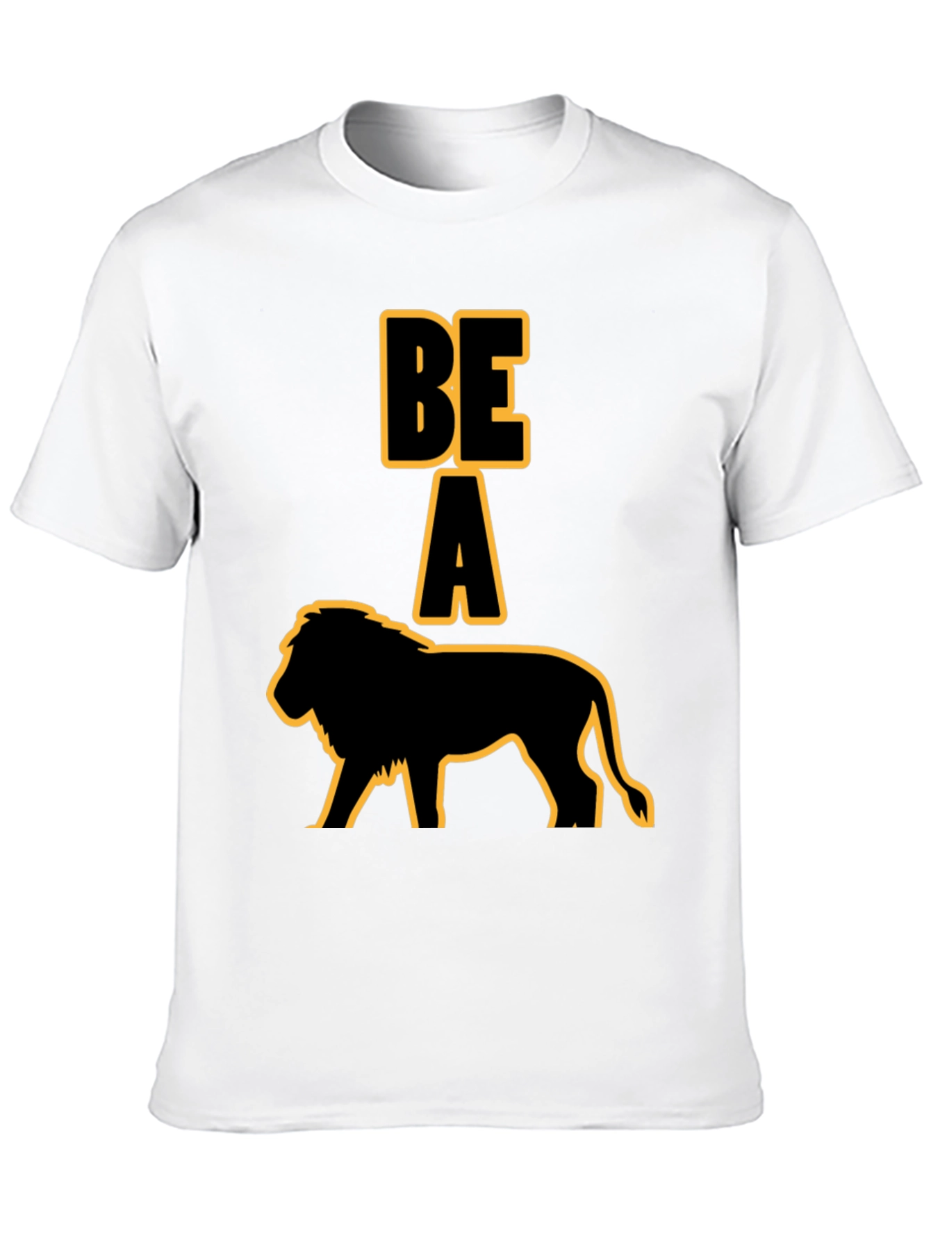 Black Be A Lion Graphic T-Shirt - Bold Statement Tee view 10