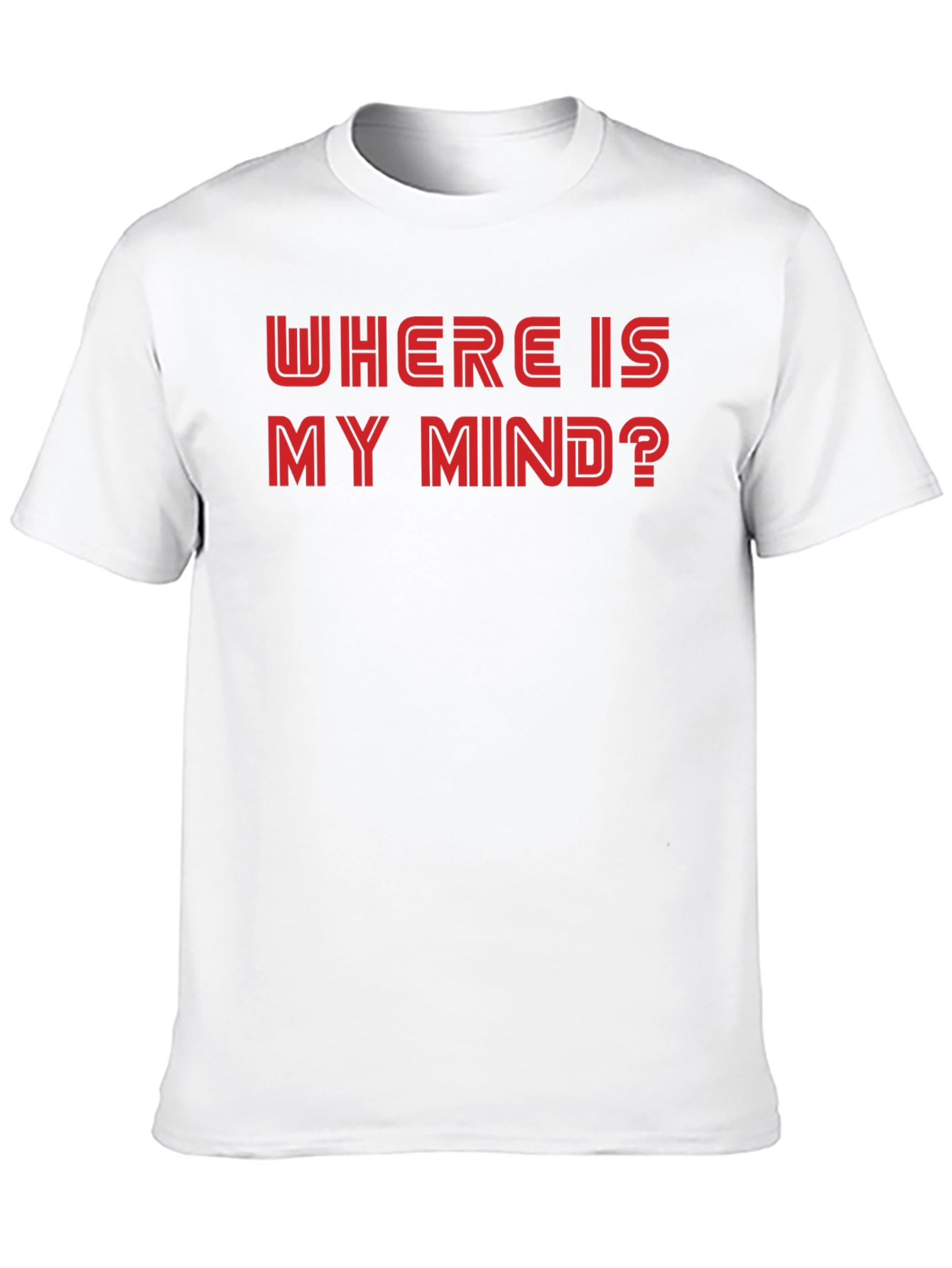 Black Where Is My Mind? Graphic Tee - Soft Cotton Blend view 10