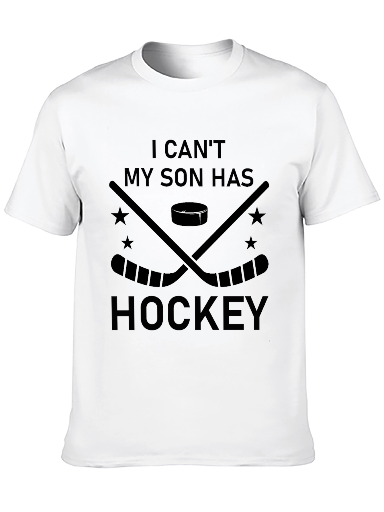 Black Hockey Son T-Shirt - Game Day Dad Tee view 10