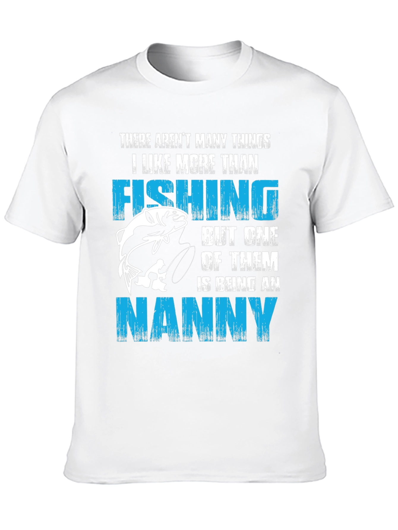 Black Fishing Nanny T-Shirt: Best Gift for Nanny Who Loves Fishing view 10