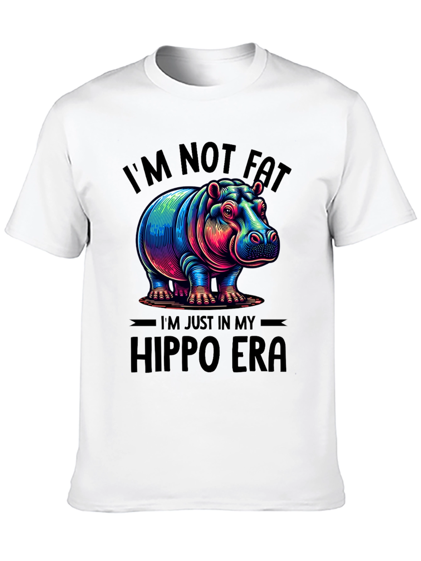 Black Hippo Era Graphic T-Shirt view 10