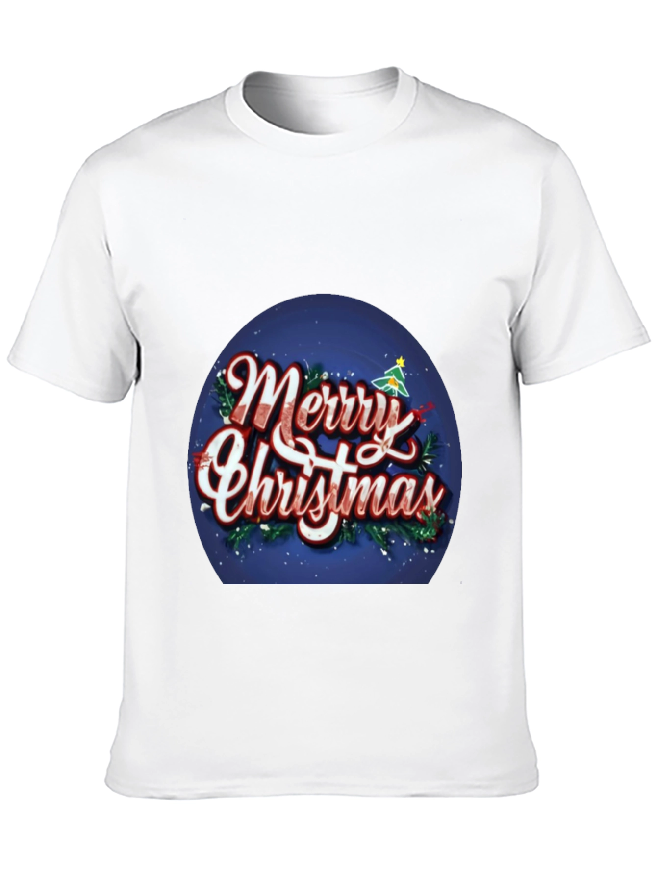 Black Merry Christmas Graphic T-Shirt view 10