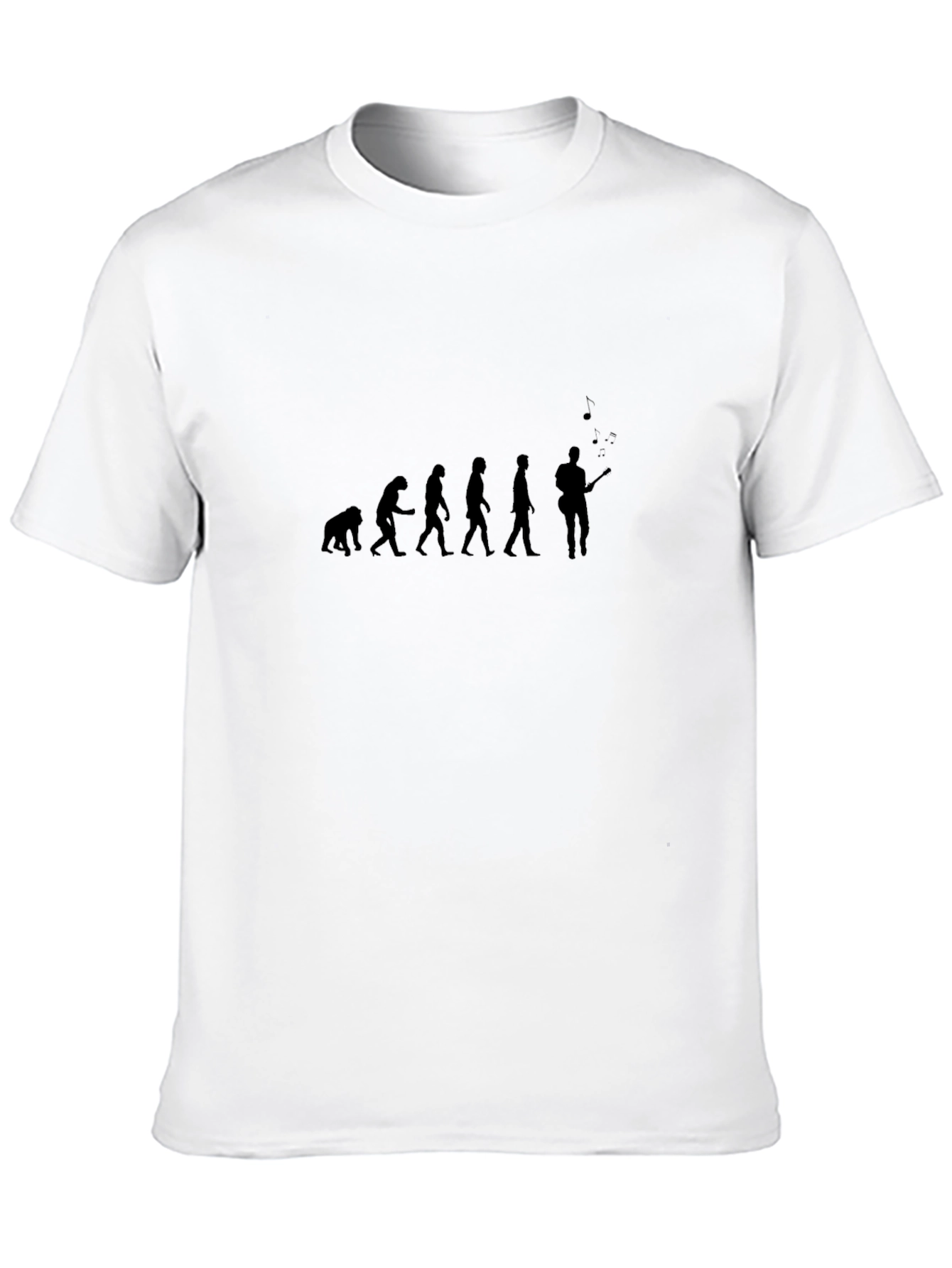Black Evolution of a Guitarist Black T-Shirt view 10