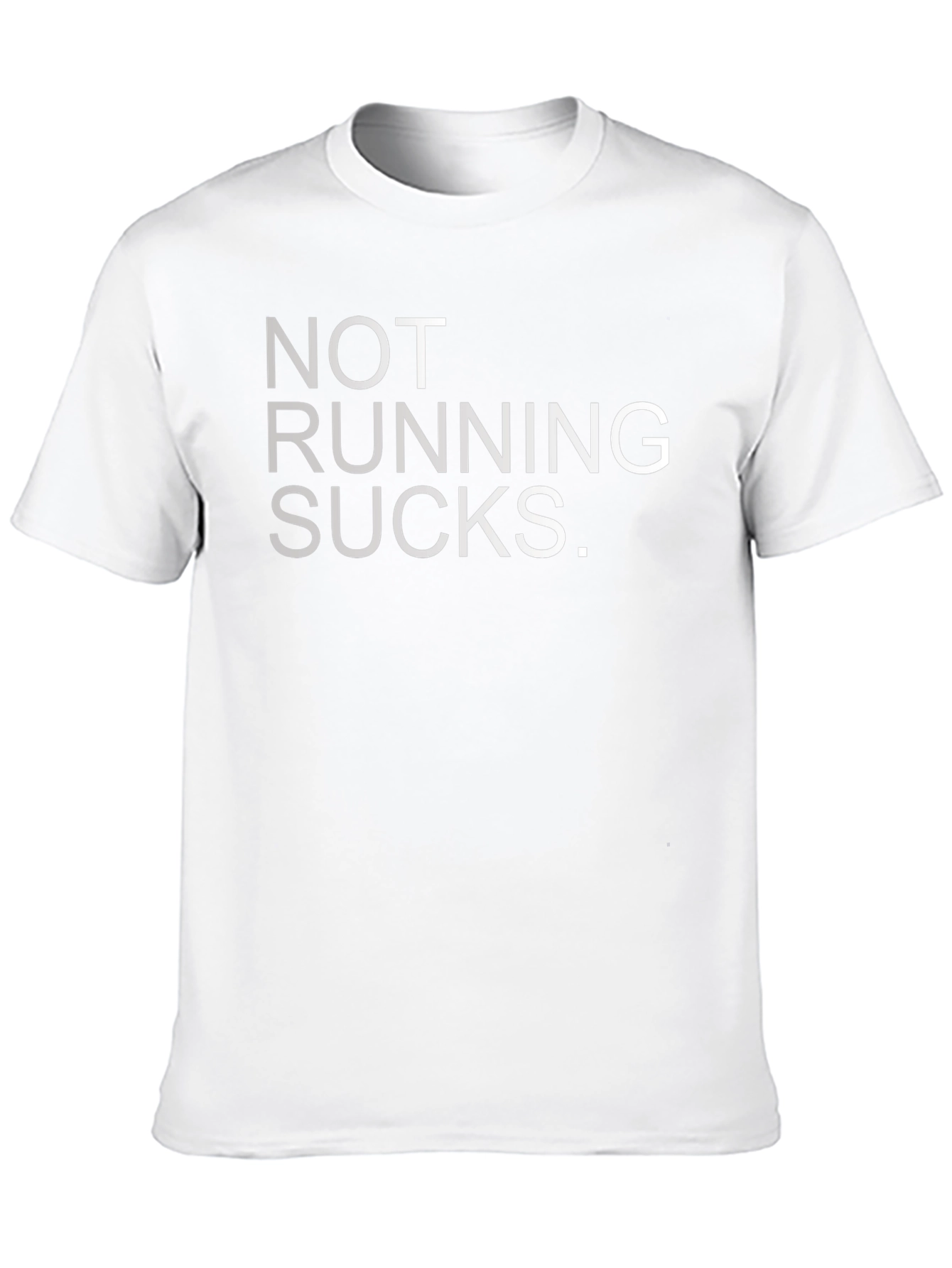 Black Not Running Sucks Graphic Tee view 10