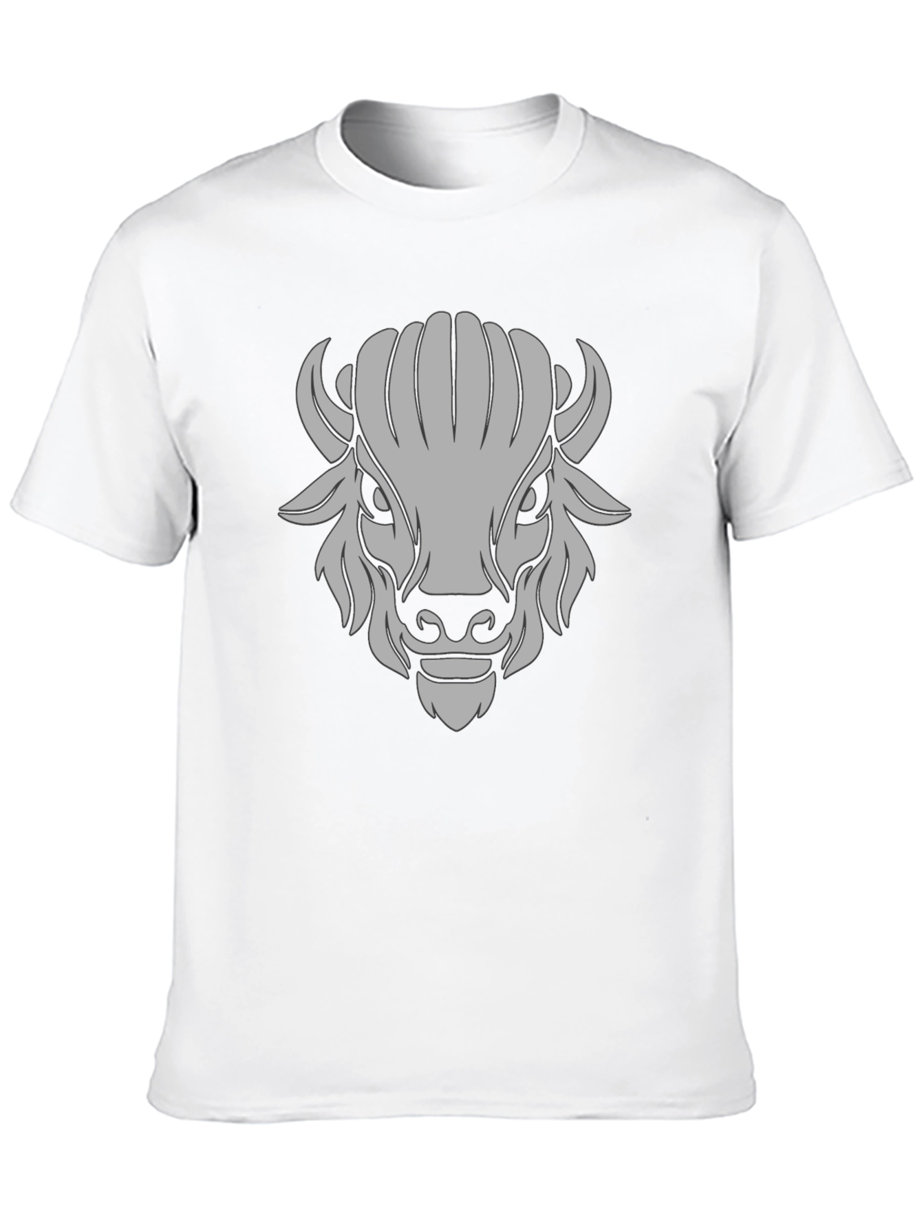 Black Buffalo Graphic Black T-Shirt - Bold Animal Design view 10