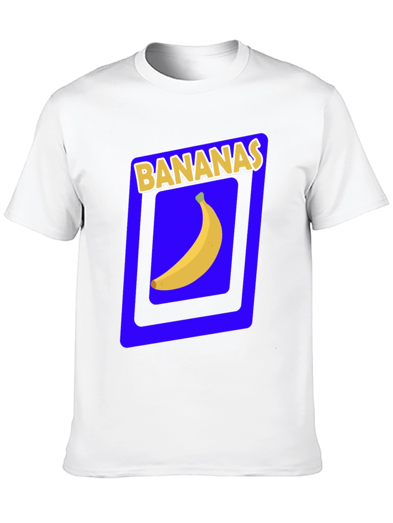 Black Banana Graphic Tee - Novelty Fruit T-Shirt view 10