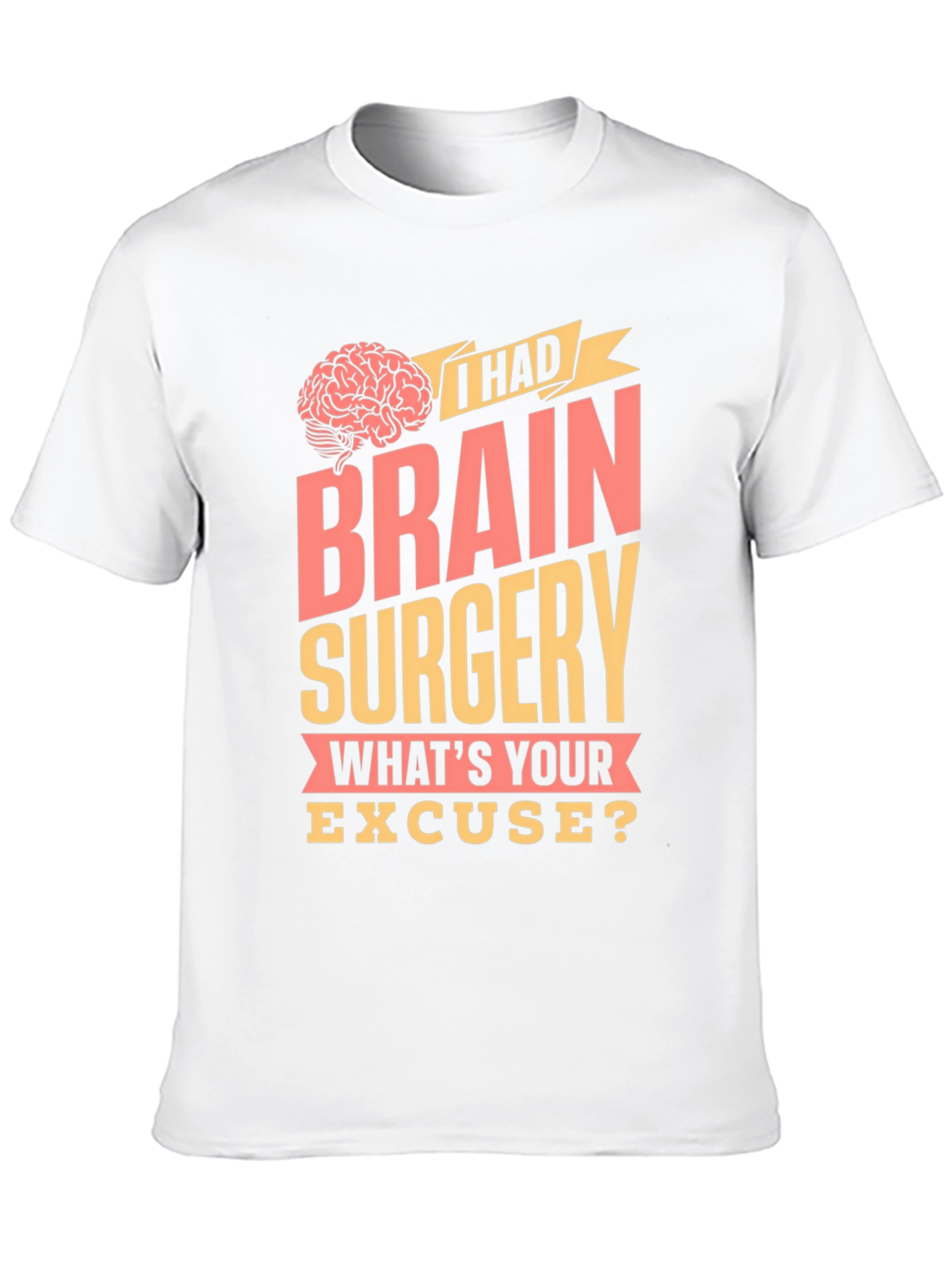 Black Brain Surgery T-Shirt - Funny Excuse Tee view 10