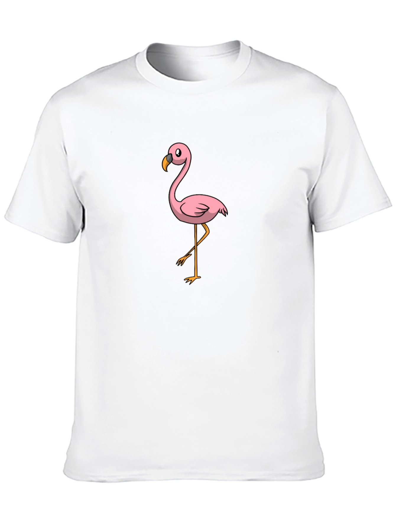 Black Flamingo Graphic Tee - Black Casual T-Shirt view 10