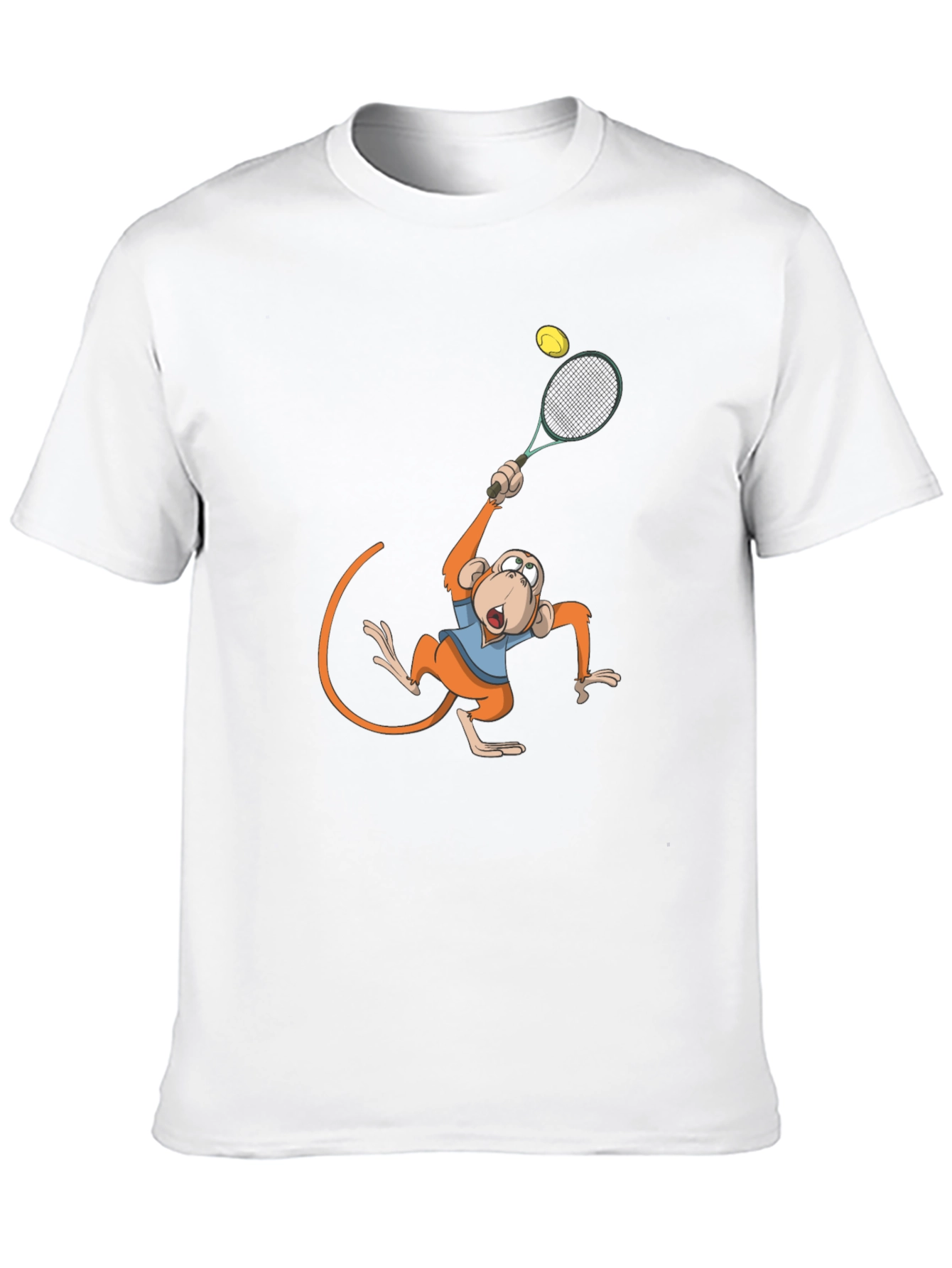 Black Monkey Tennis Graphic Tee - Black view 10