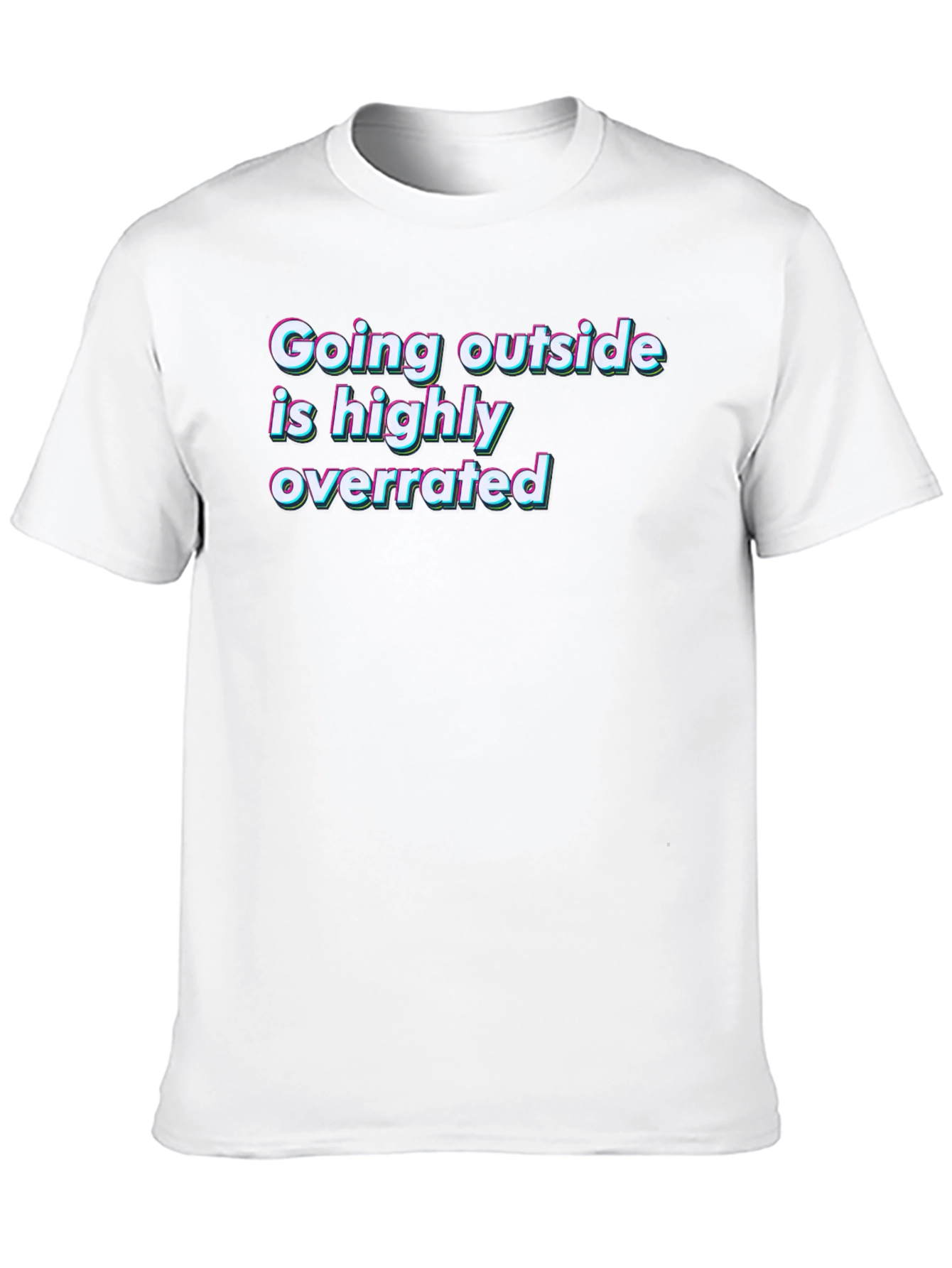 Black Funny "Going Outside" Graphic Tee view 10