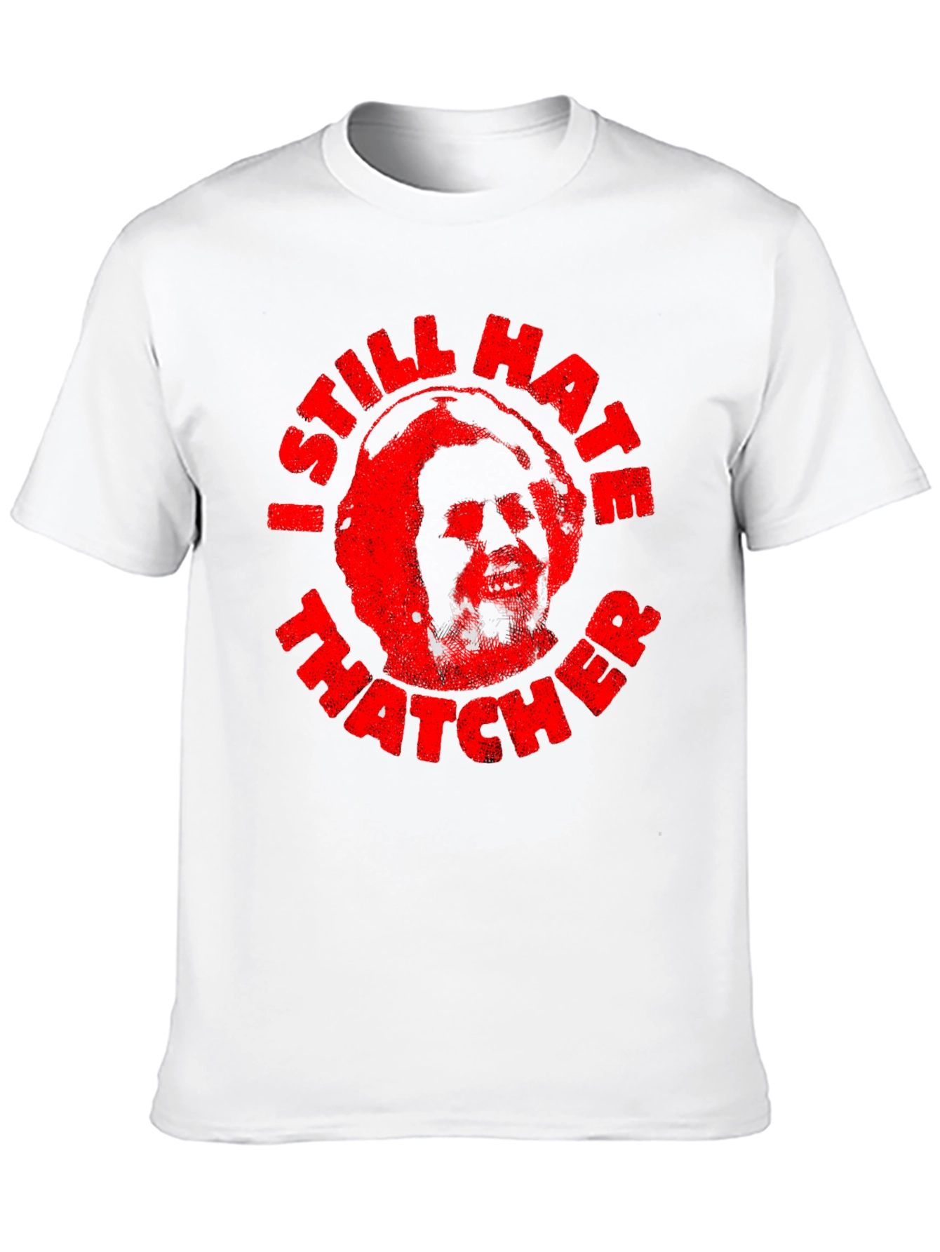 Black I Still Hate Thatcher Graphic Tee - Political Statement Shirt view 10