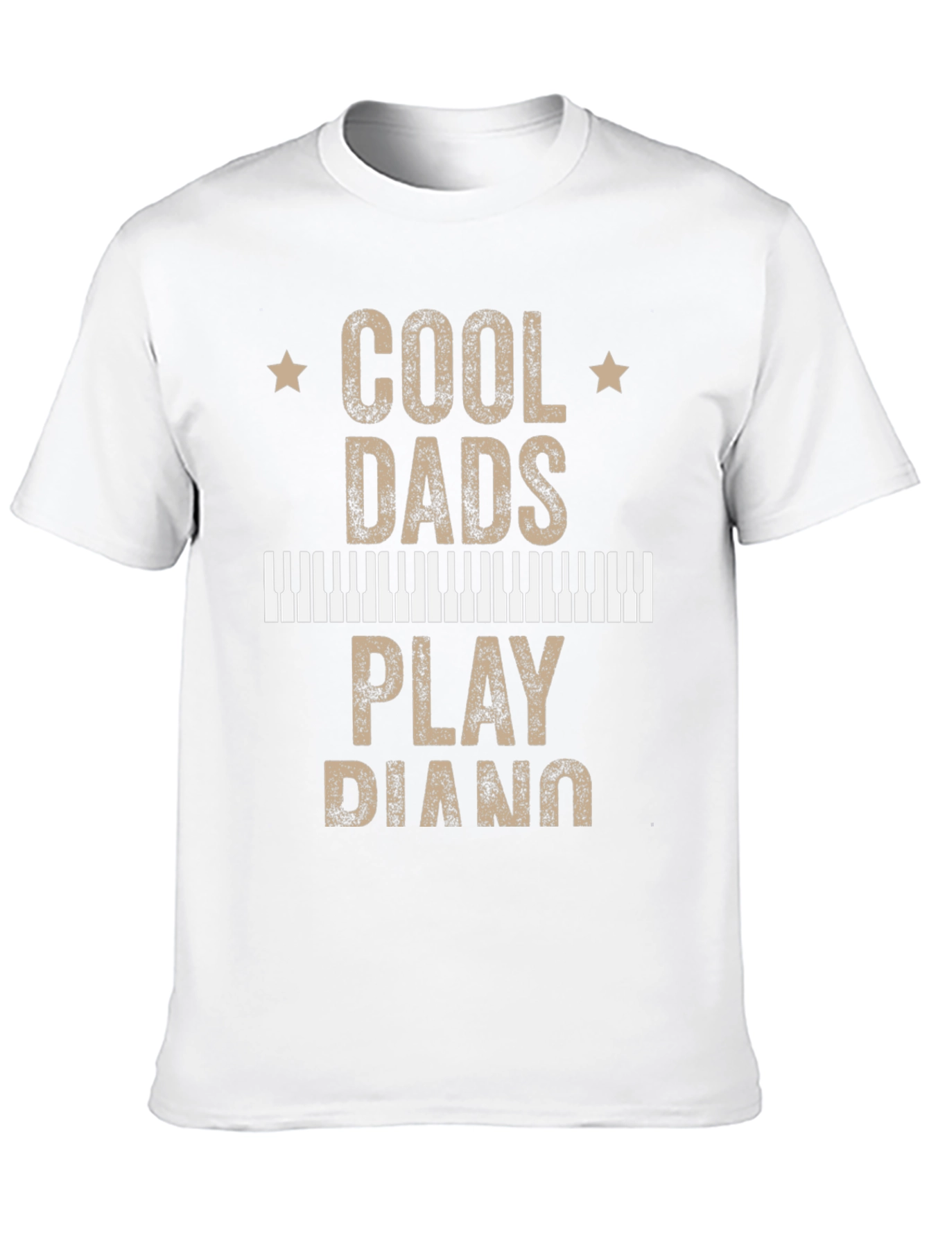Black Cool Dads Play Piano T-Shirt view 10