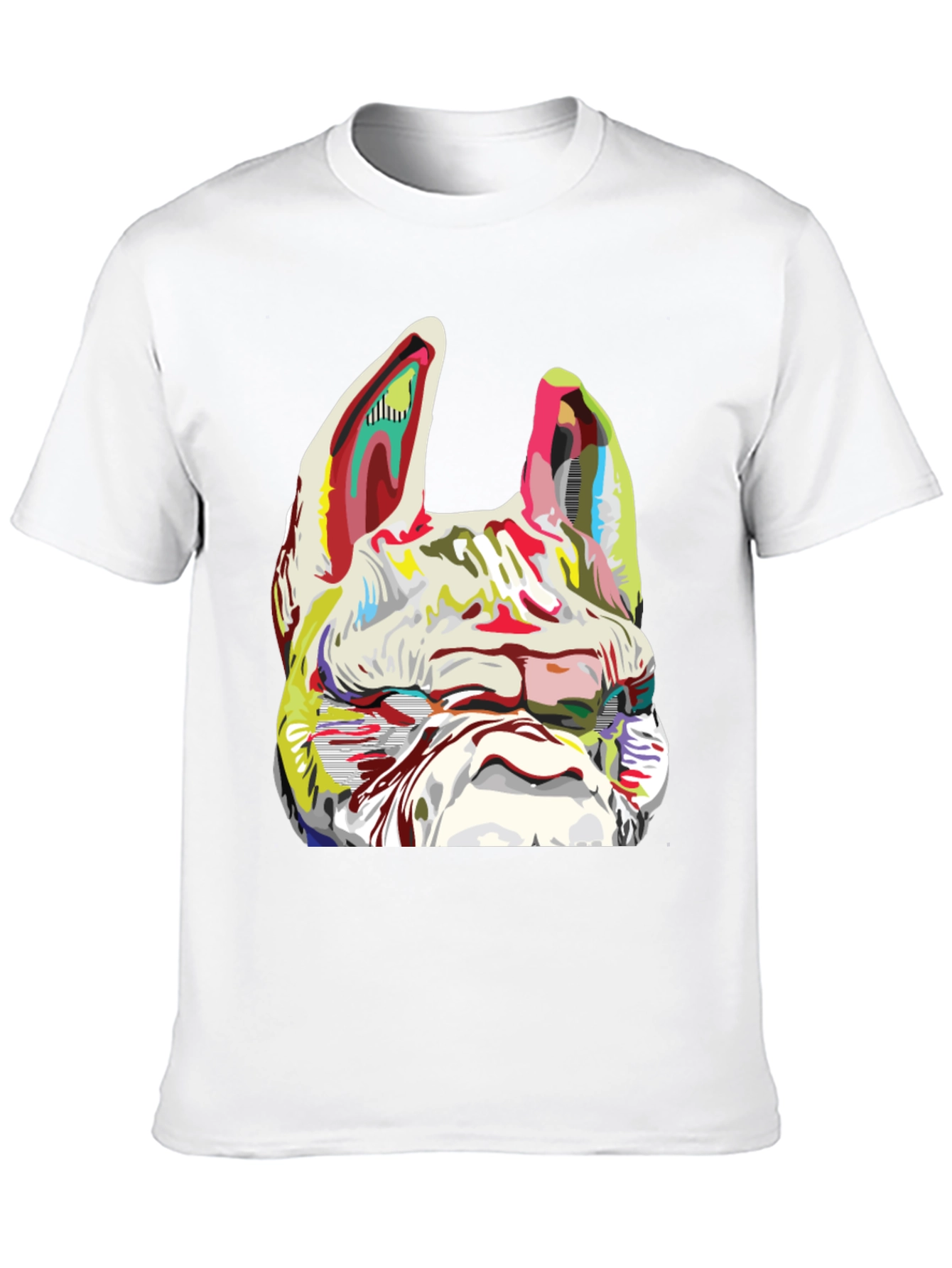 Black Dog Graphic Print Crew Neck T-Shirt view 10