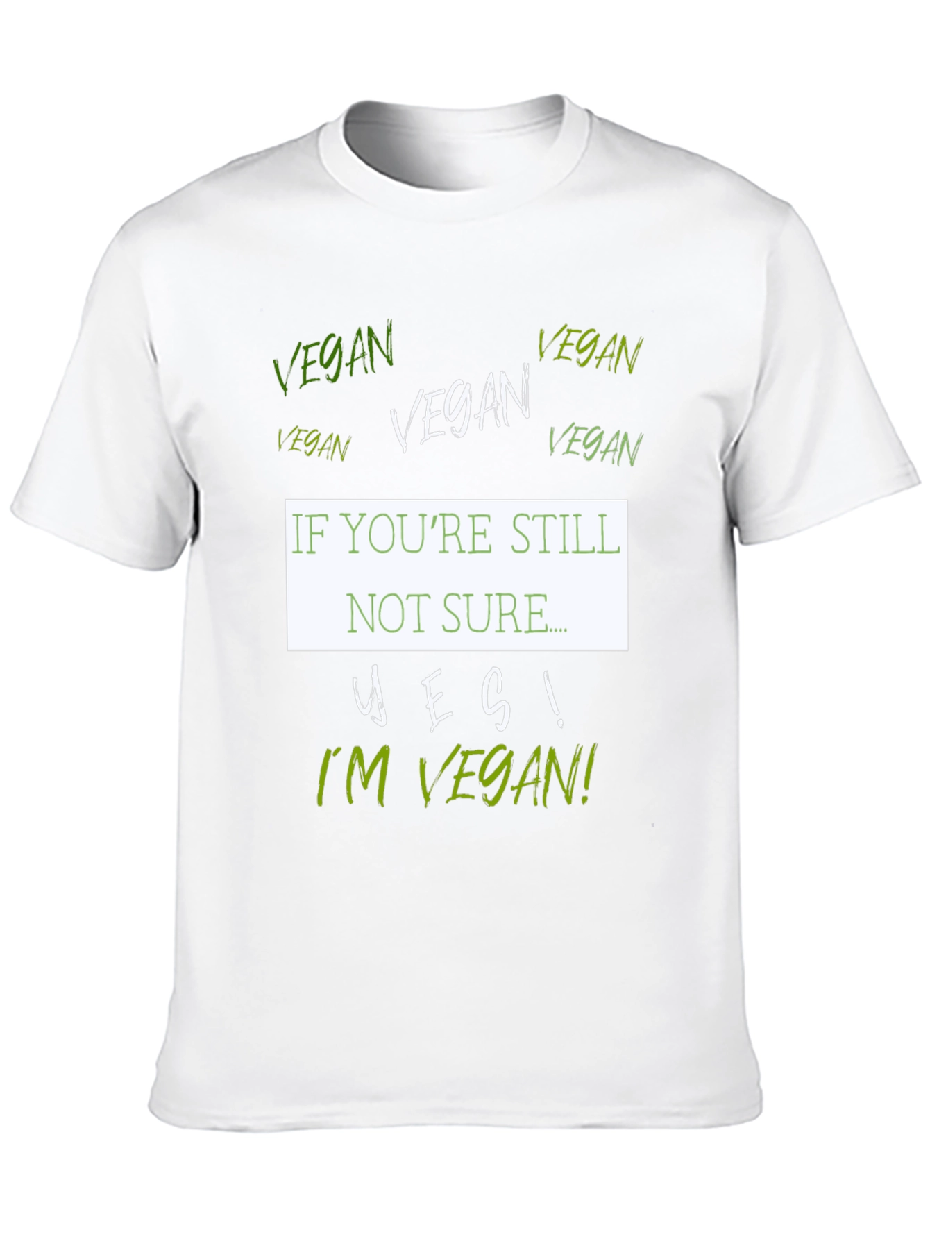 Black Vegan T-Shirt - "If You're Still Not Sure..." view 10