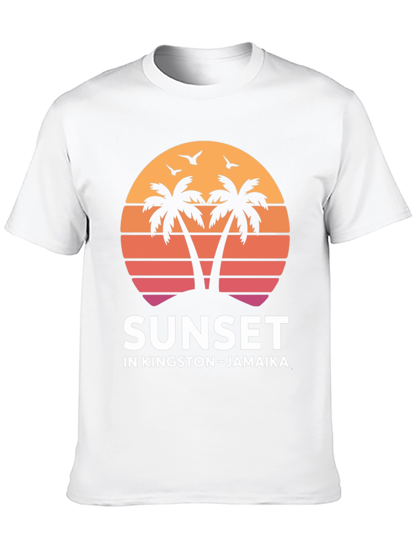 Black Sunset in Kingston Jamaica T-Shirt view 10