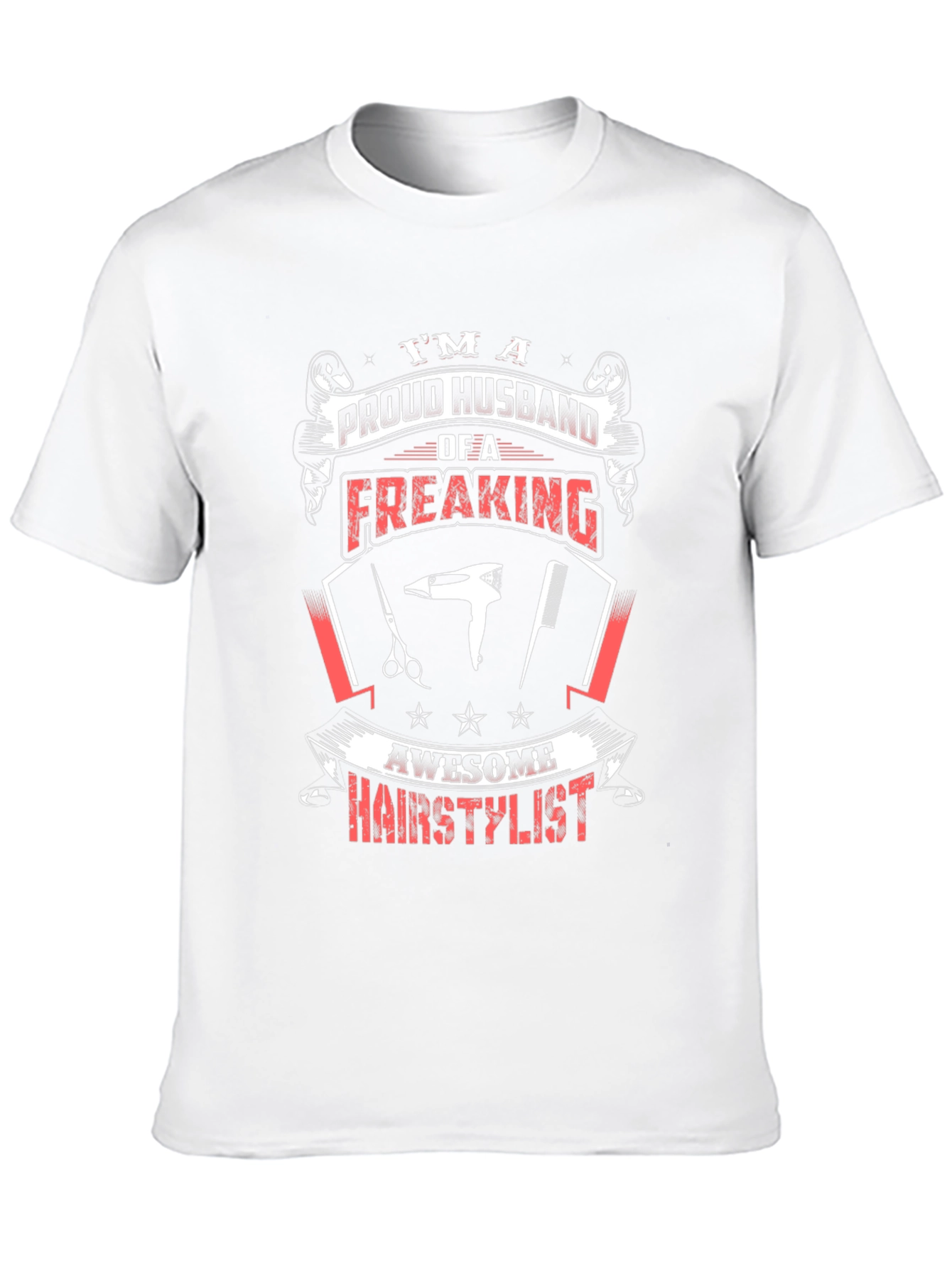 Proud Husband Hairstylist Graphic Tee - 10