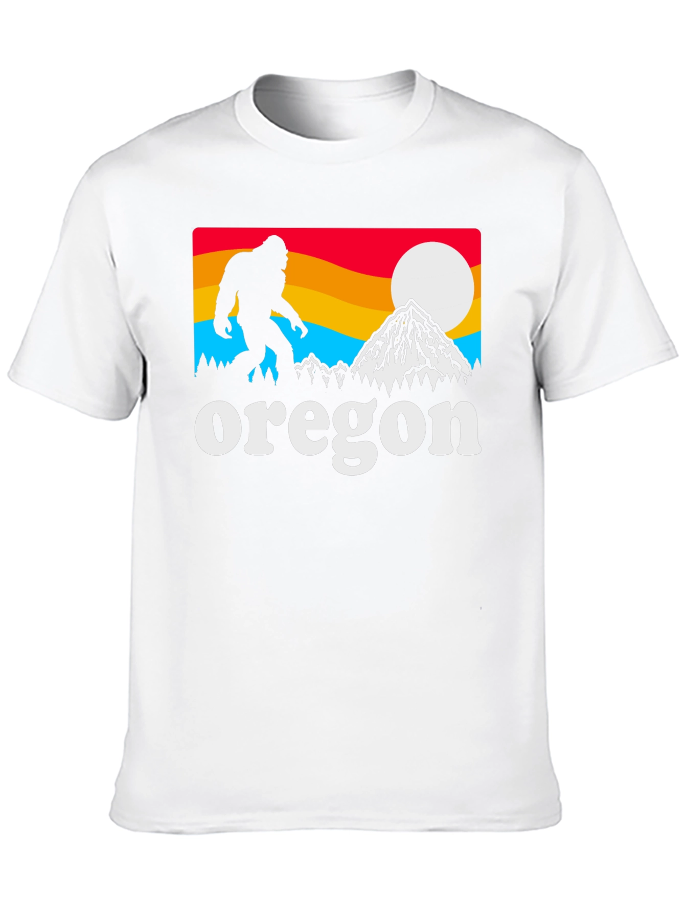 Black Oregon Bigfoot Graphic Tee - Black view 10