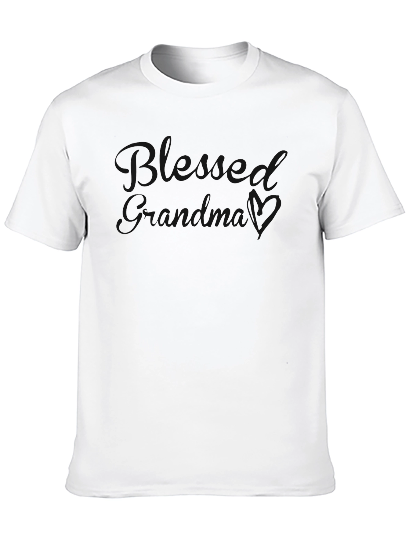 Black Men's Black Crew Neck T-Shirt view 10