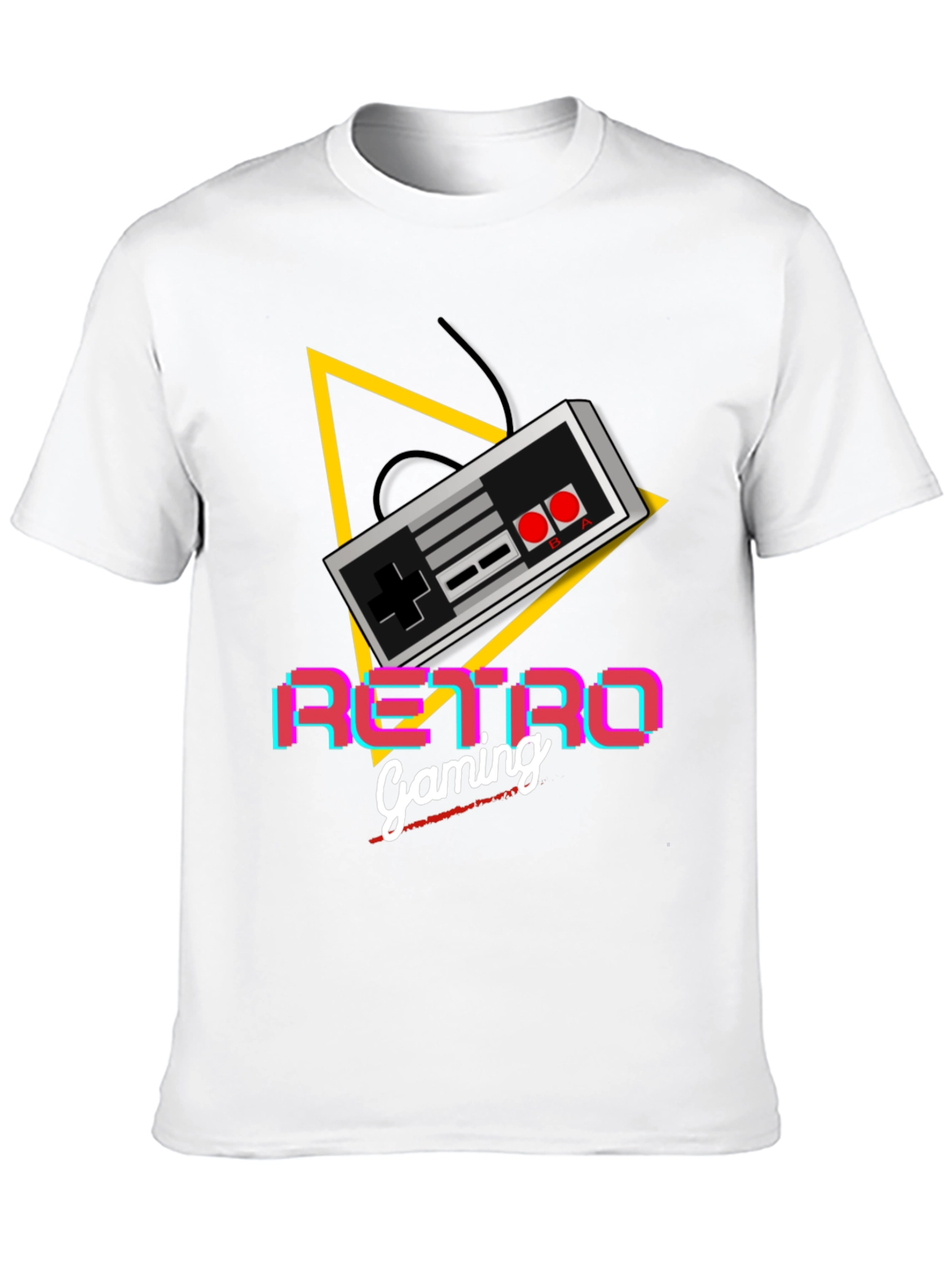 Black Retro Gaming T-Shirt view 10