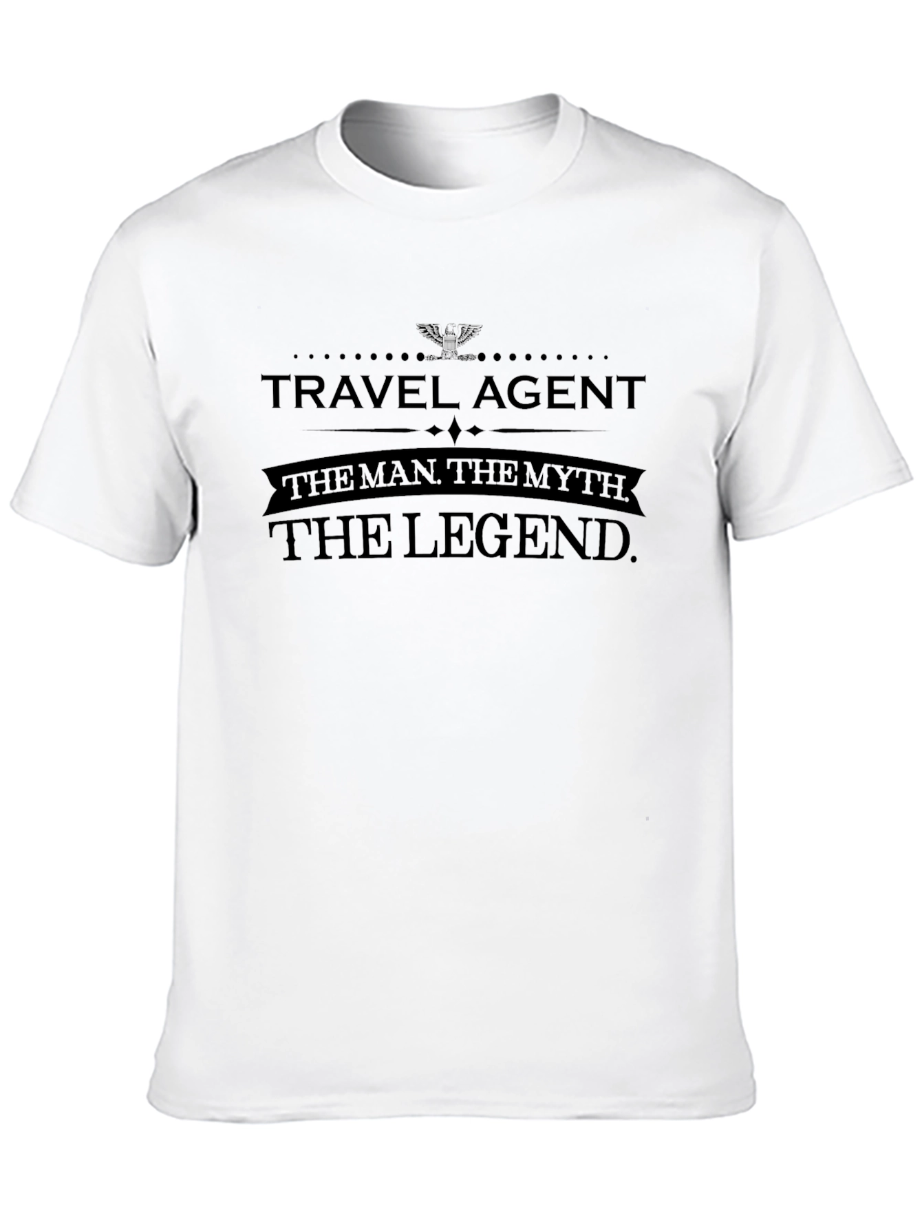 Black Travel Agent The Man The Myth The Legend T-Shirt view 10