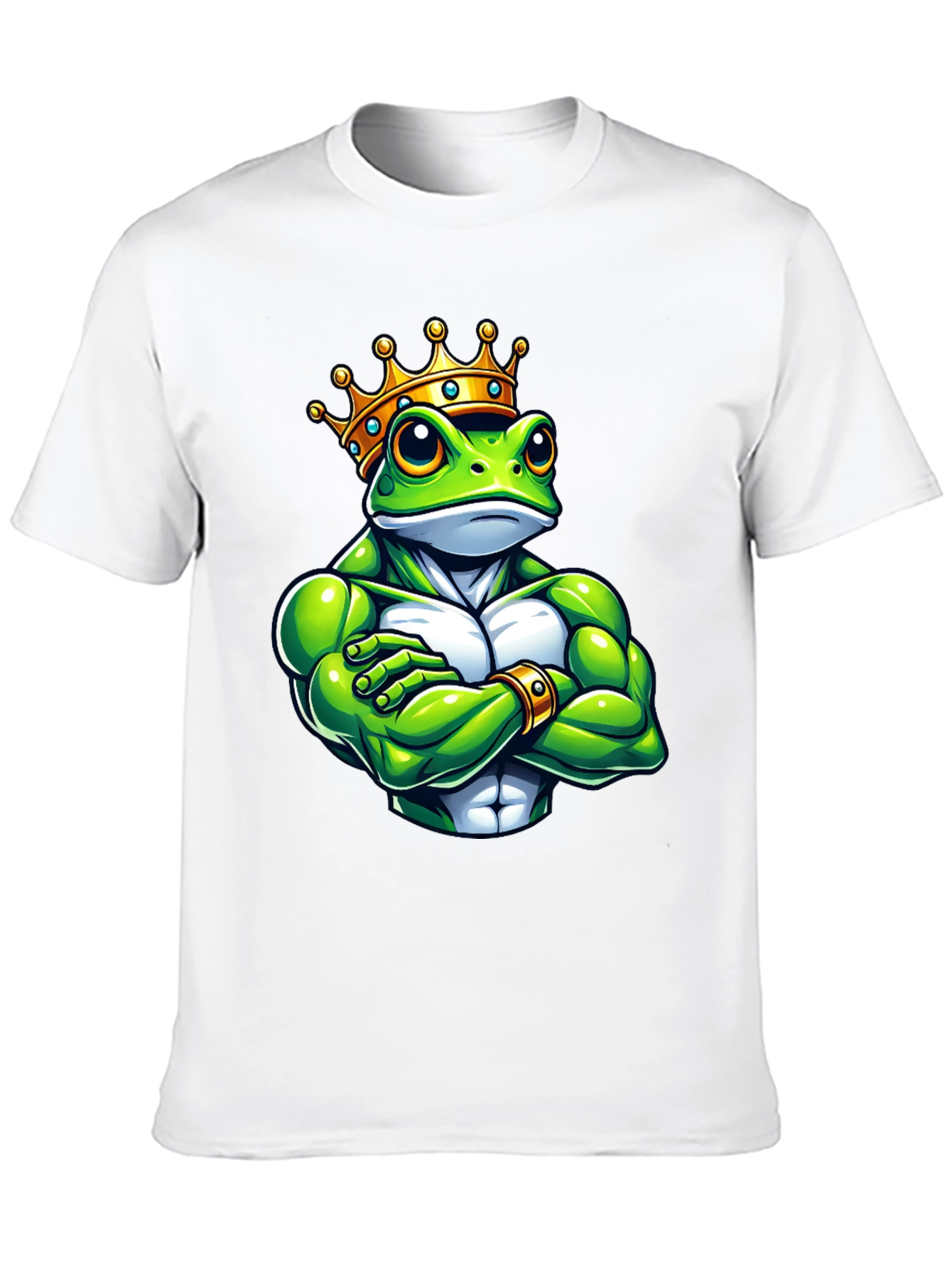 Black Frog King Graphic Tee - Black T-Shirt view 10