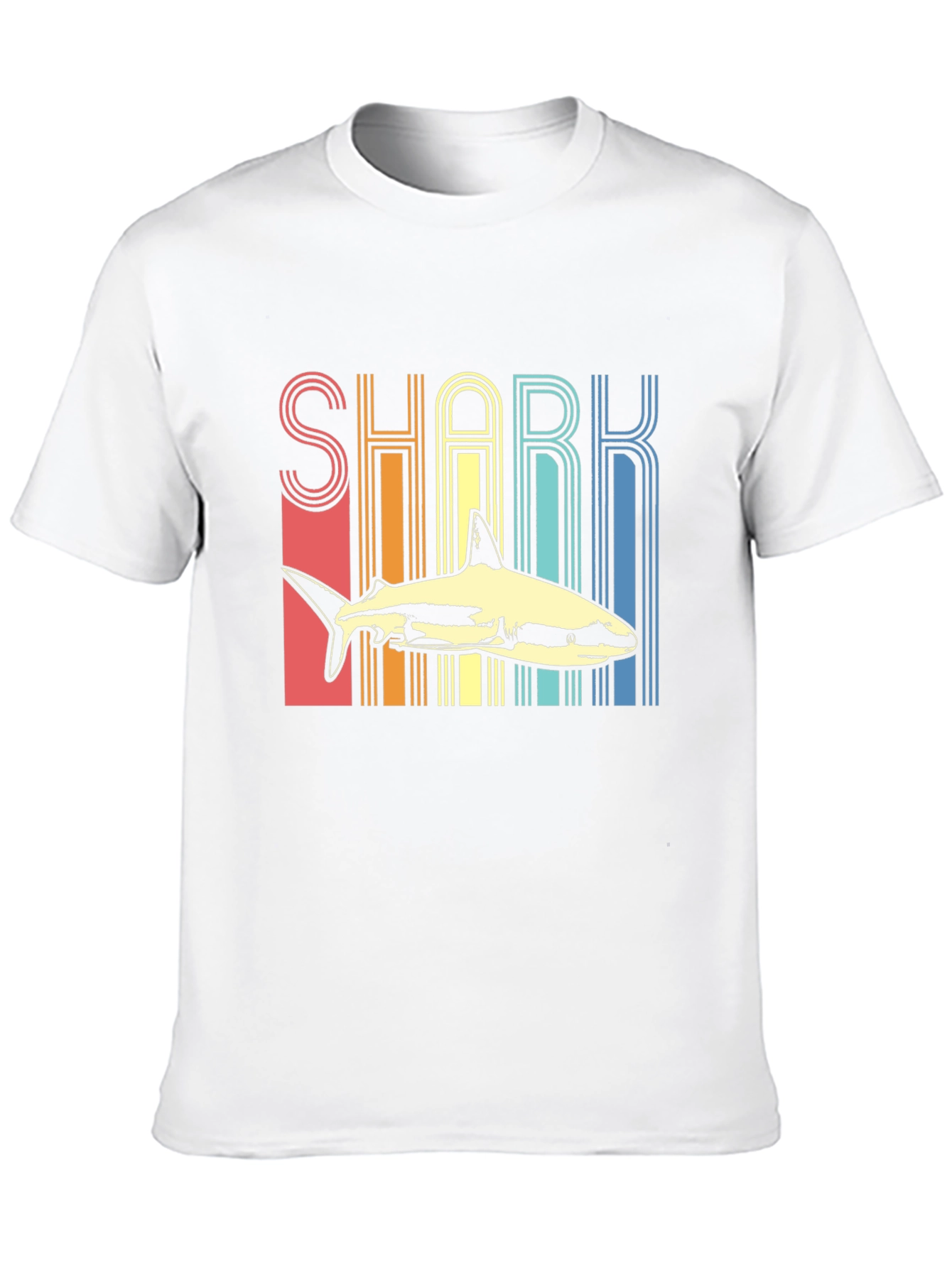 Black Retro Shark Graphic Tee view 10