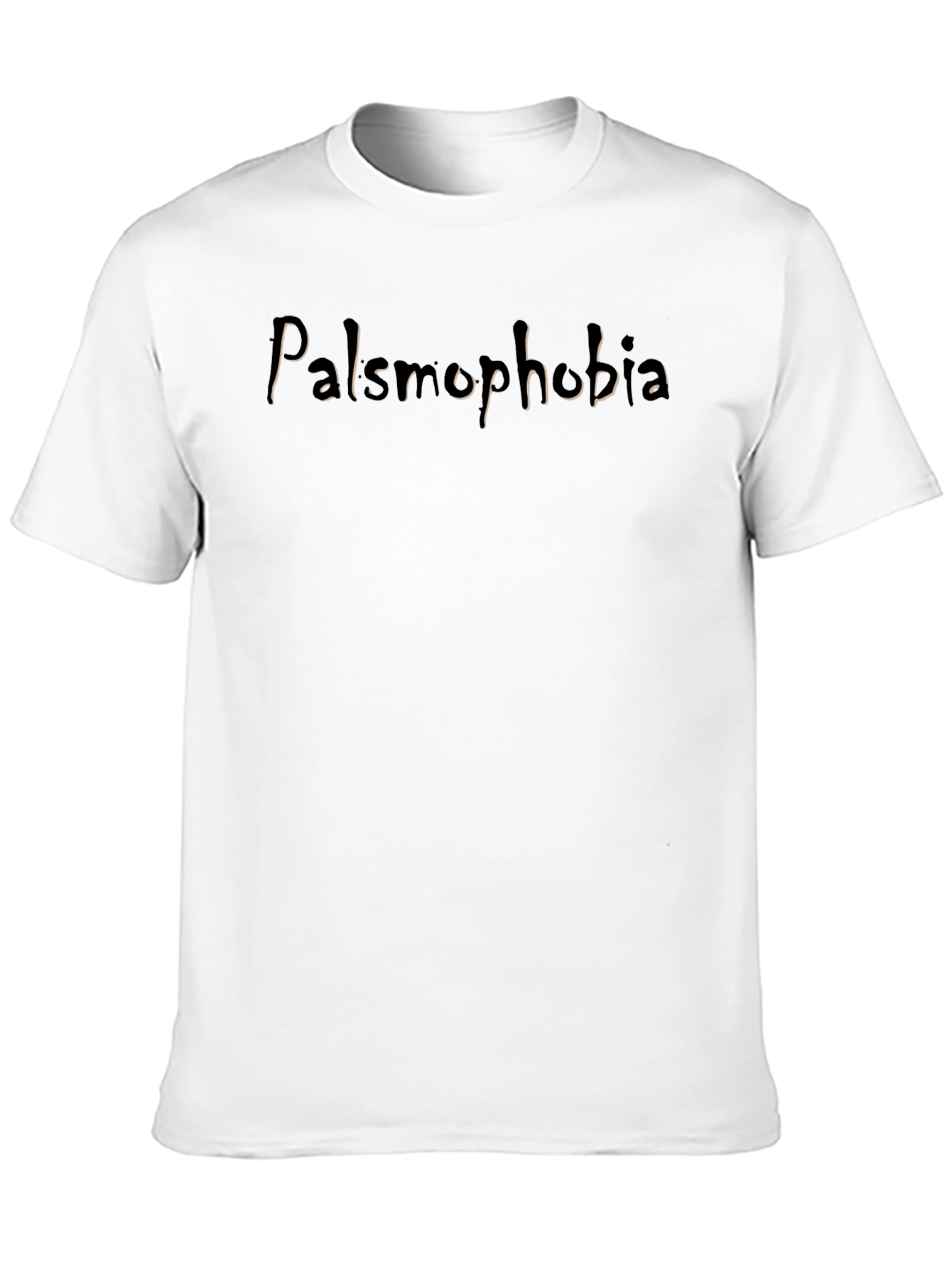 Black Palsmophobia Graphic T-Shirt view 10