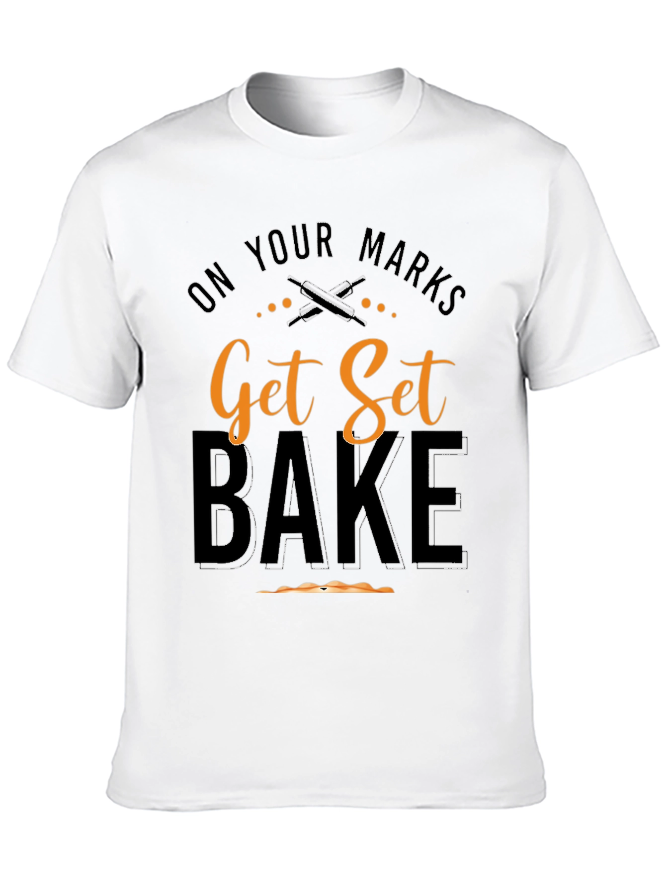 Black Get Set Bake Black T-Shirt view 10