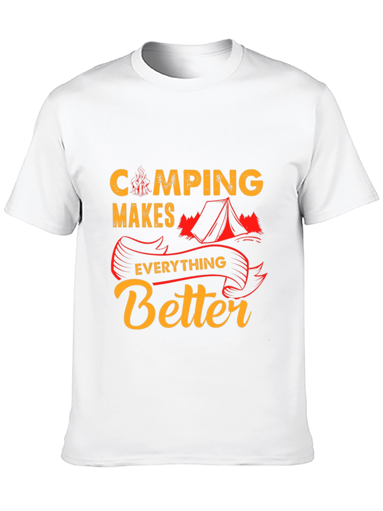 Black Camping Makes Everything Better T-Shirt view 10