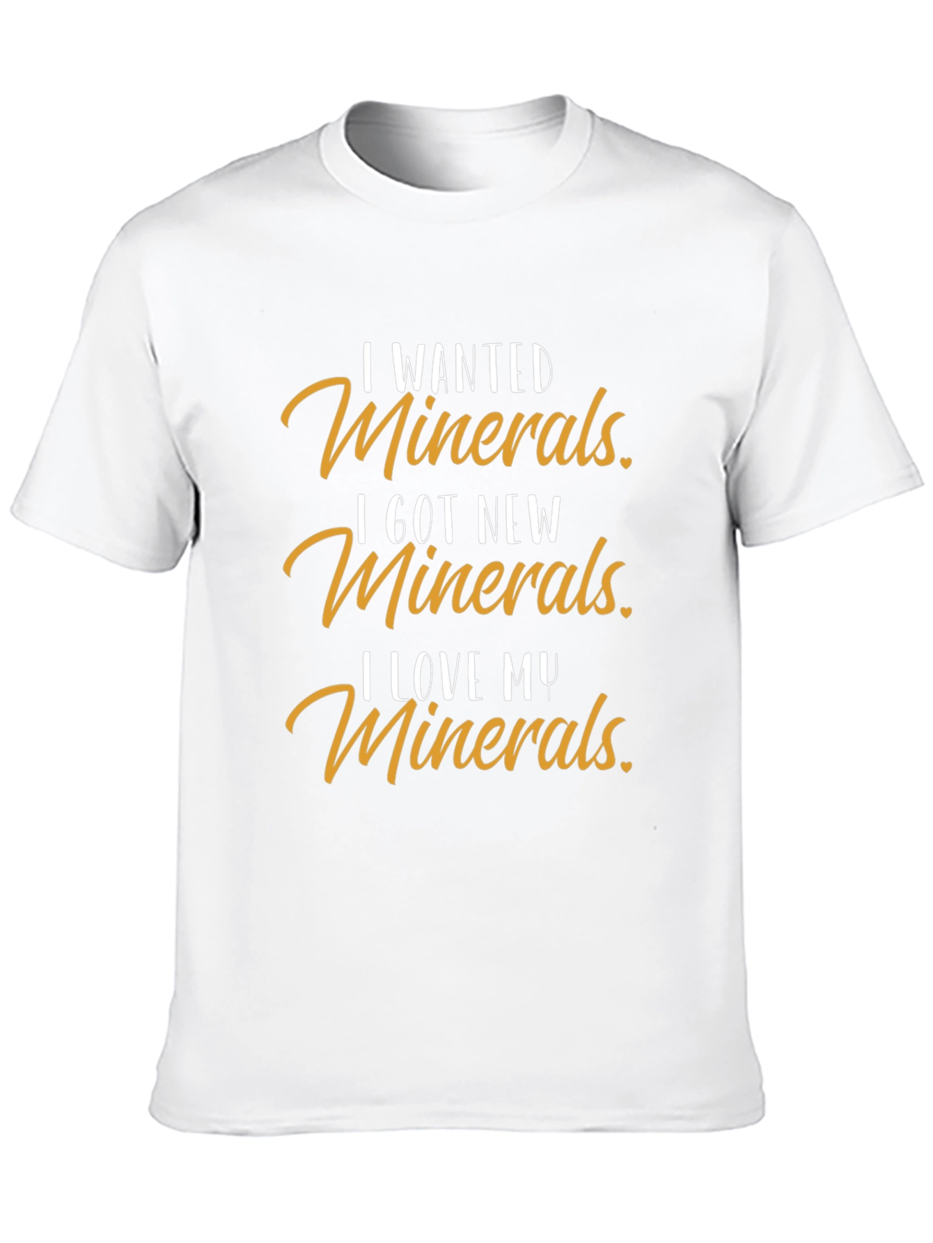 Black I Wanted Minerals Graphic Tee view 10