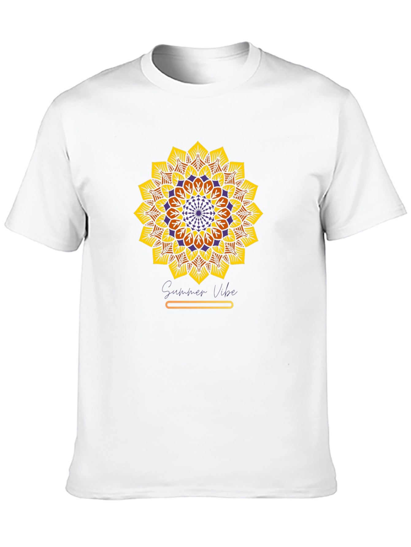 Black Sunflower Mandala Graphic Tee - Summer Vibe view 10
