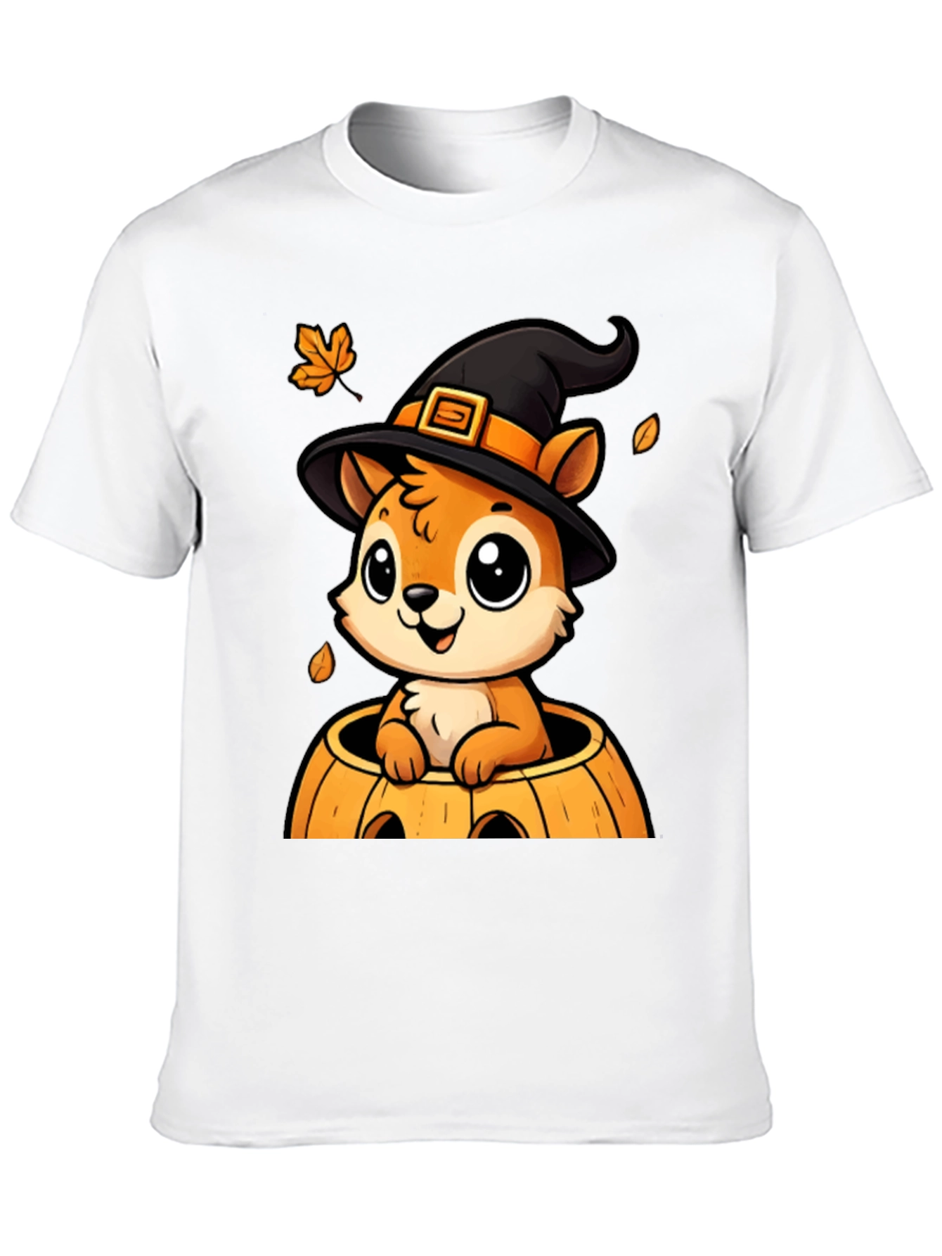 Black Halloween Squirrel T-Shirt view 10