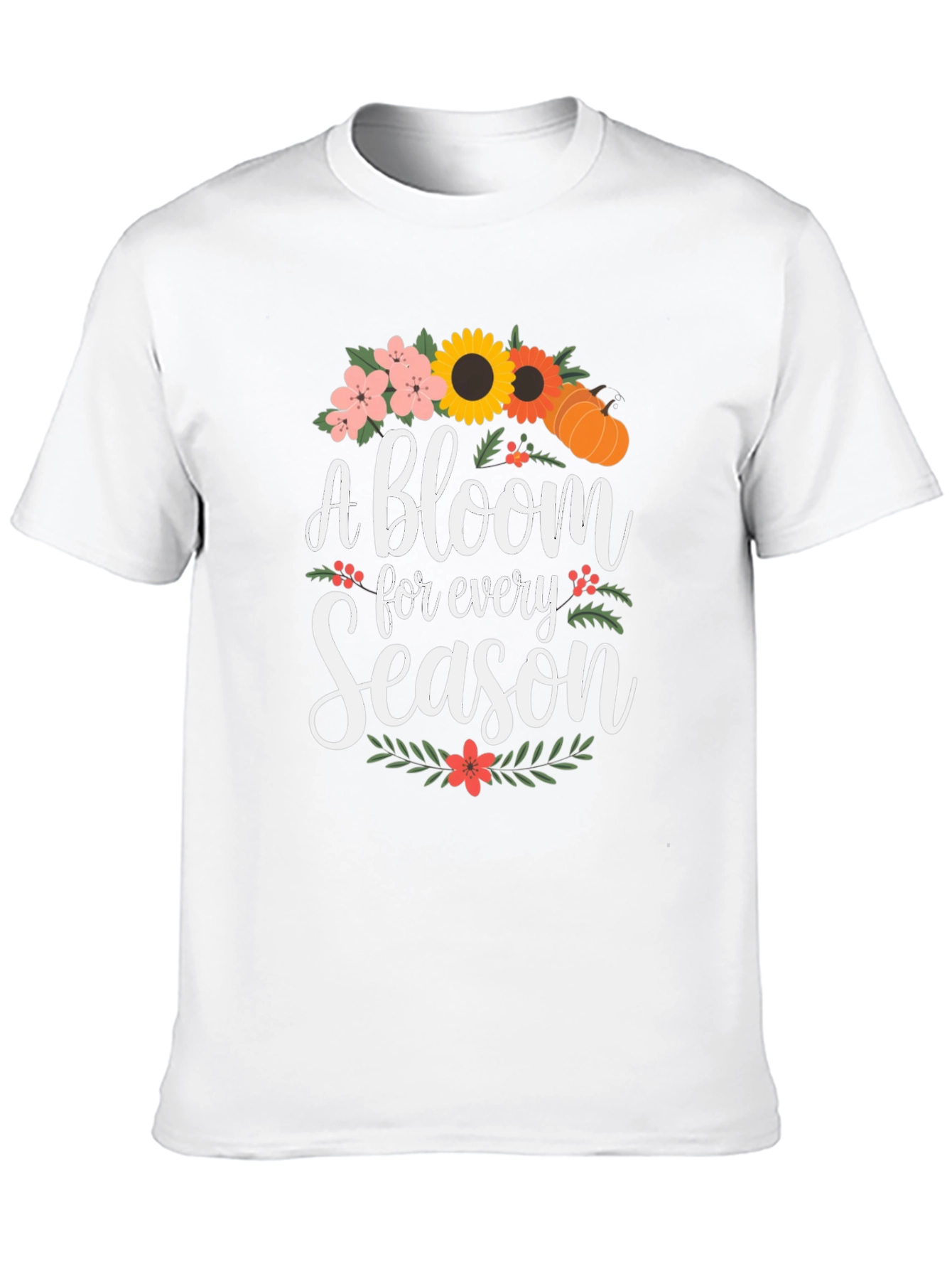 Black A Bloom for Every Season T-Shirt view 10