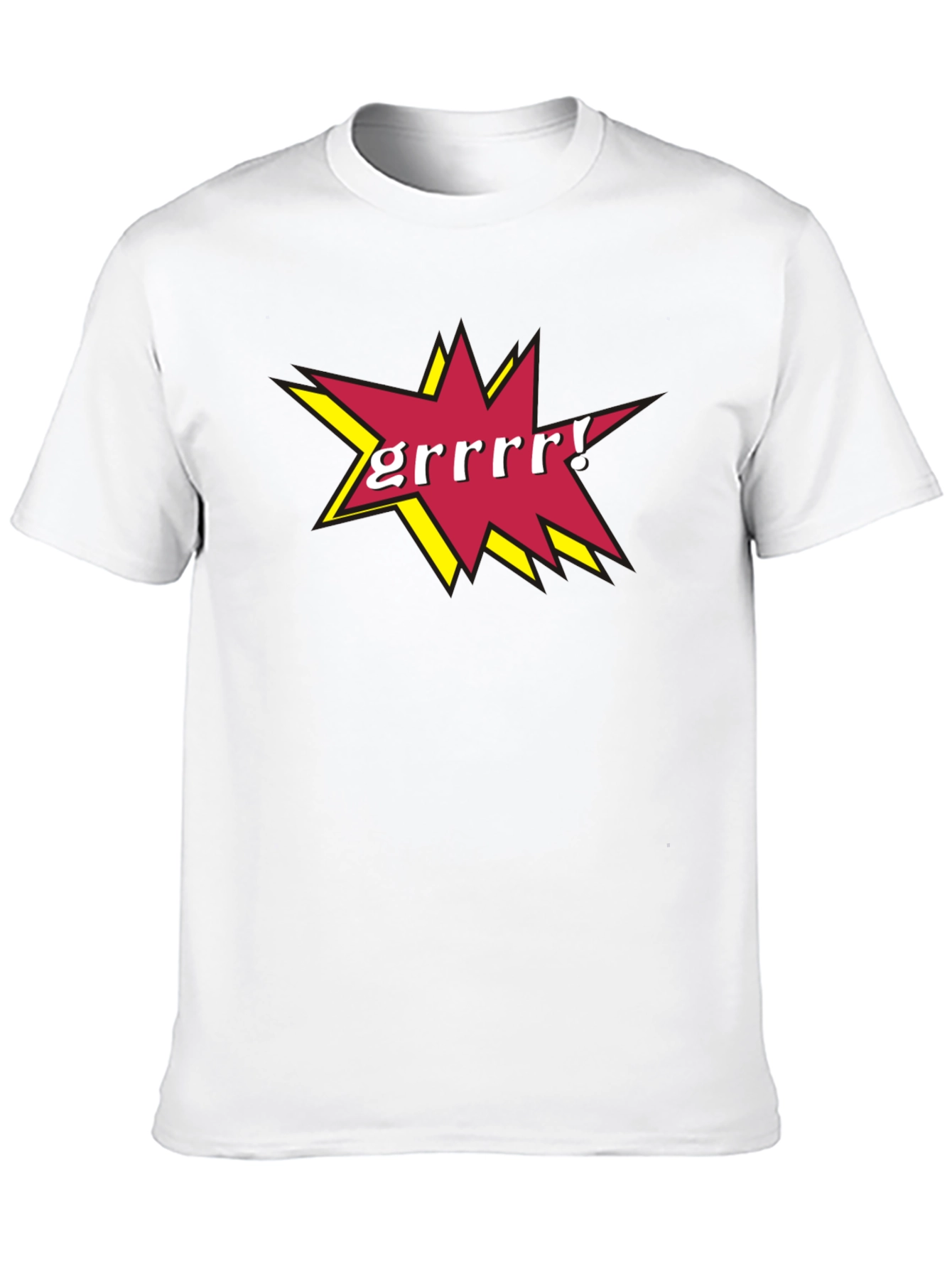 Black Grrrr! Black Graphic Tee - Fun & Unique Design view 10