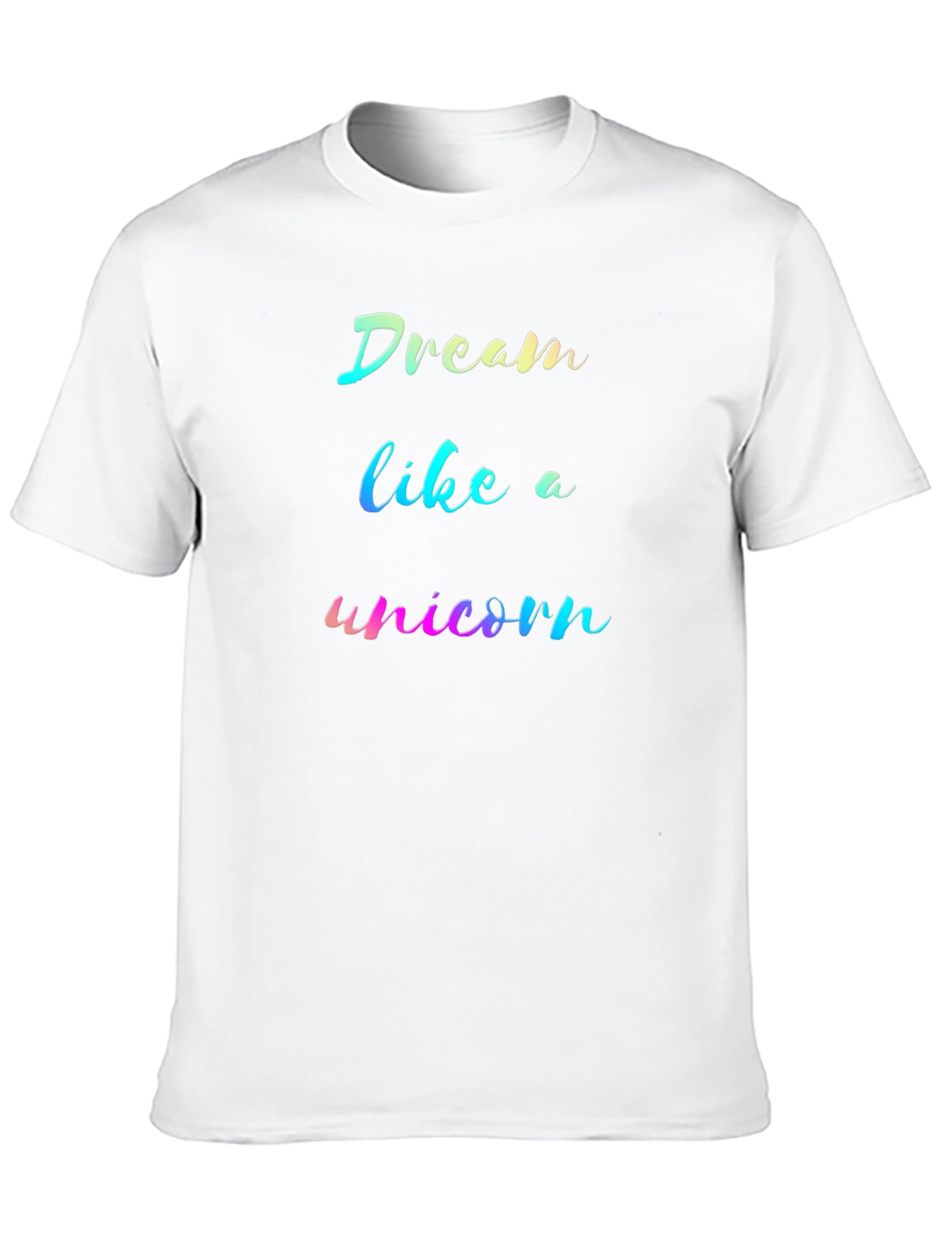 Black Dream Like a Unicorn Graphic Tee view 10