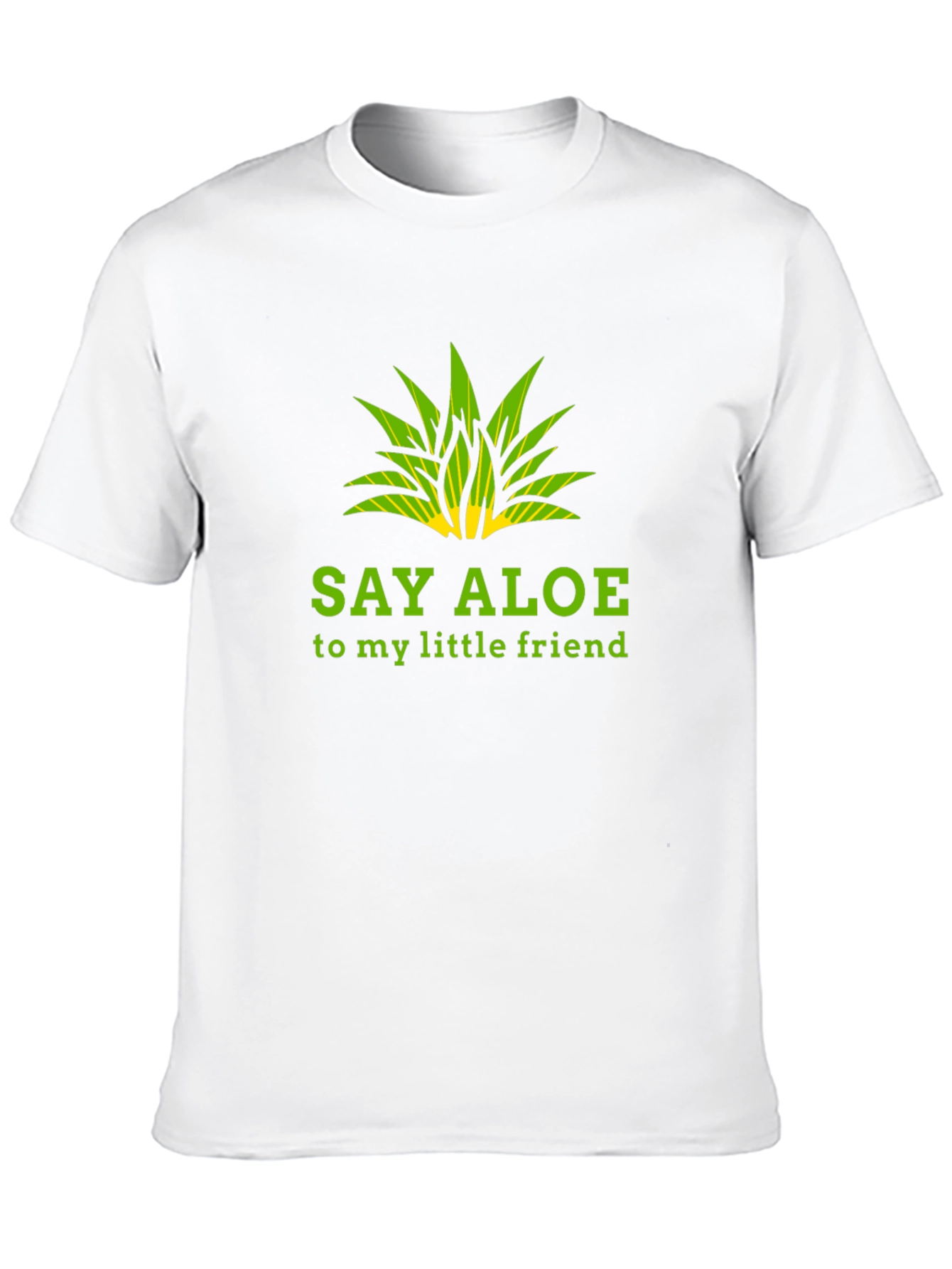 Black Say Aloe To My Little Friend Black Graphic Tee view 10