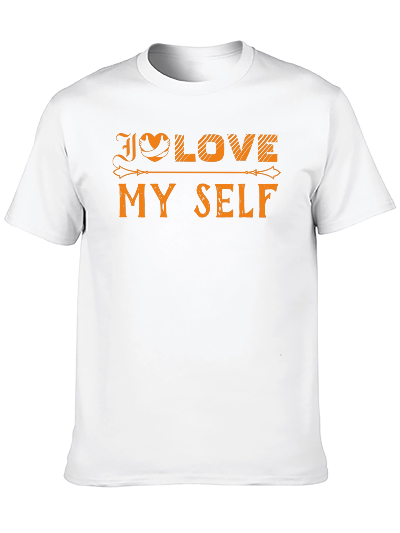 Black I Love My Self T-Shirt - Positive Message Tee view 10