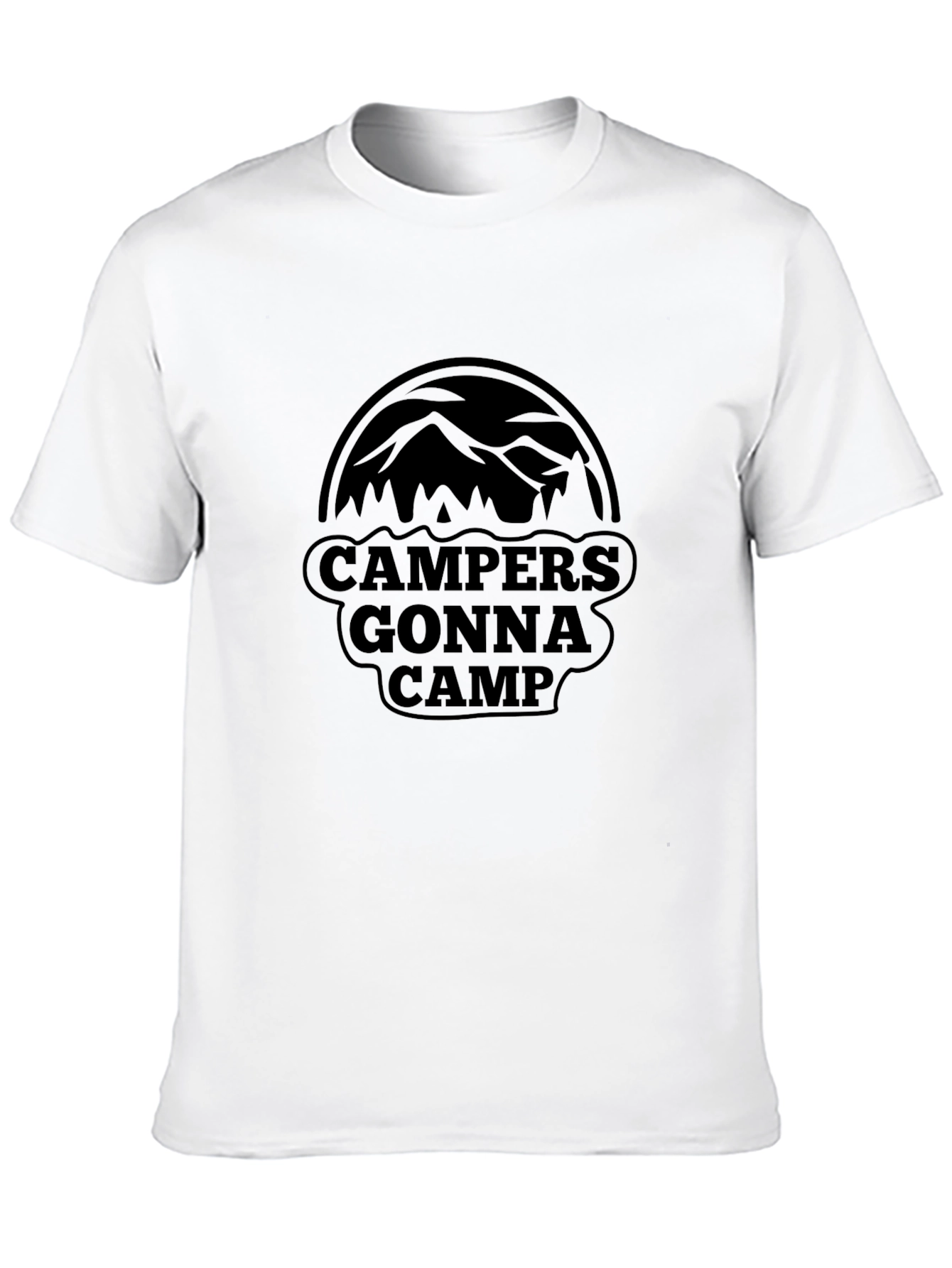 Black Campers Gonna Camp Graphic Tee view 10