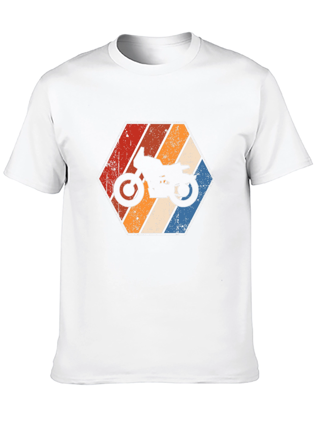 Black Retro Motorcycle Graphic Tee view 10