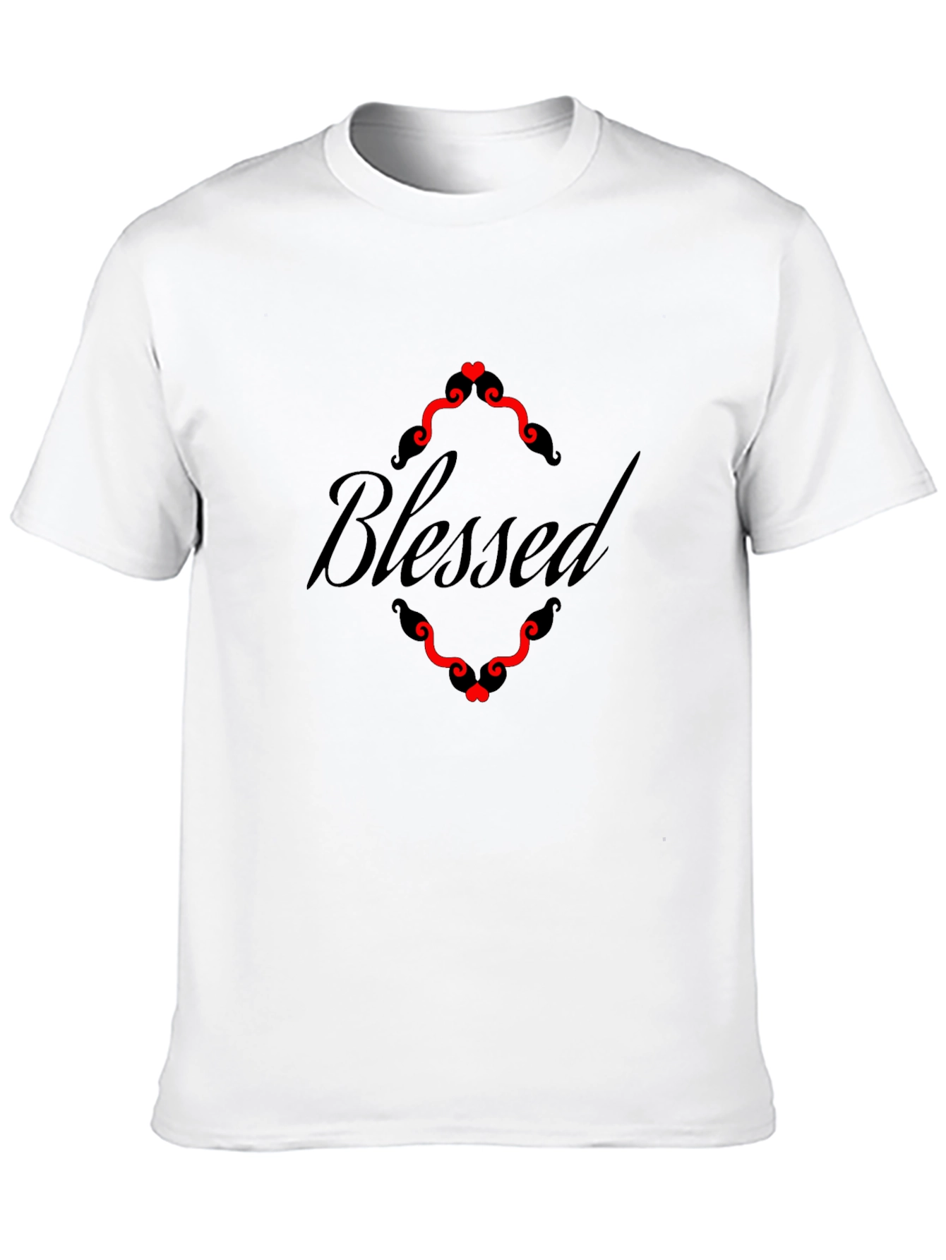 Black Blessed Graphic Tee - Stylish Comfort view 10