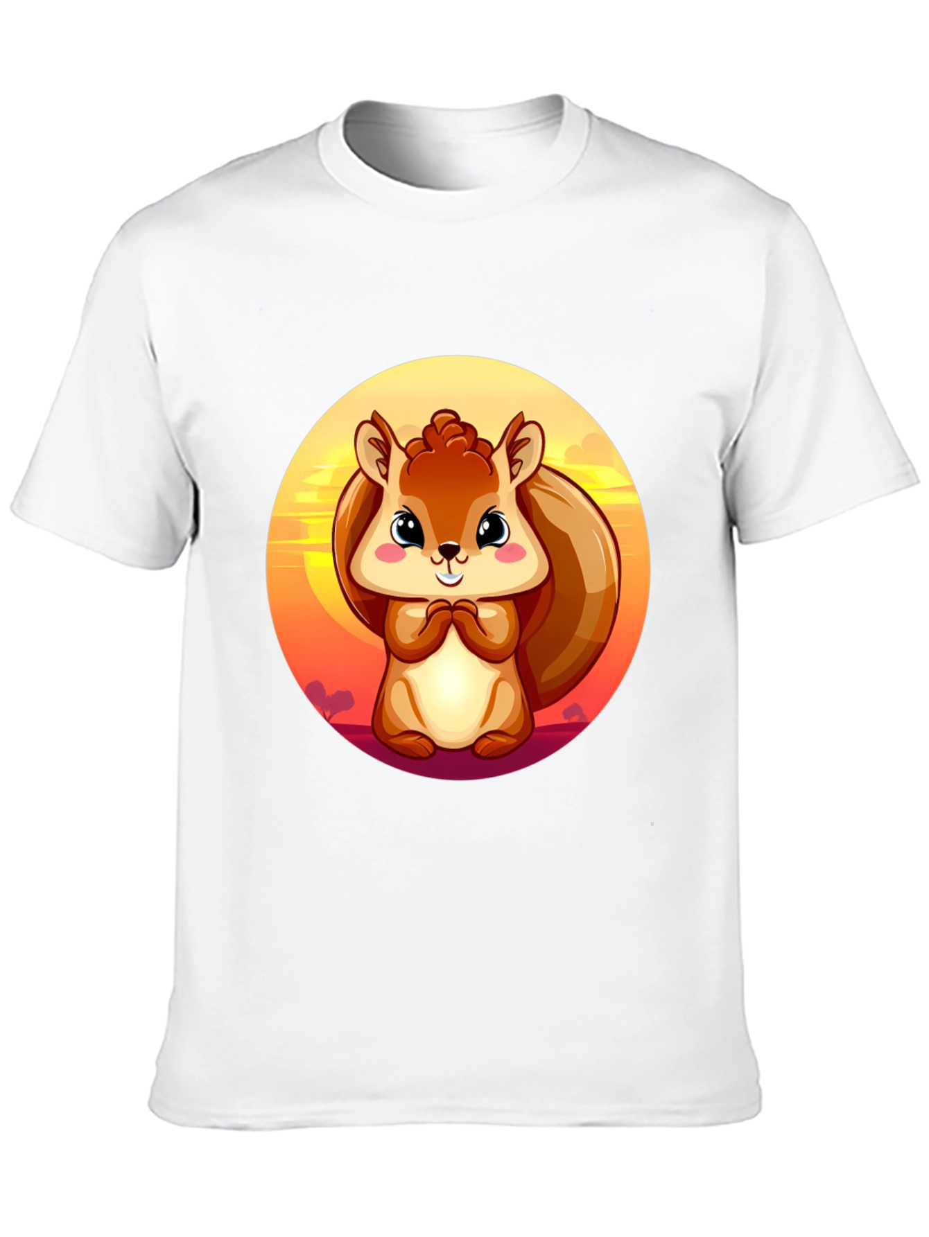 Black Squirrel Graphic Black T-Shirt view 10