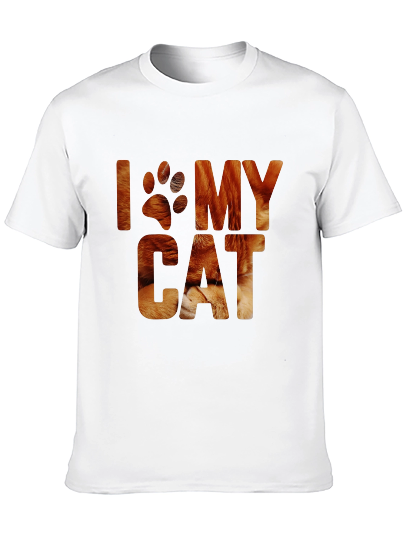 Black I Love My Cat T-Shirt - Novelty Cat Lover Tee view 10