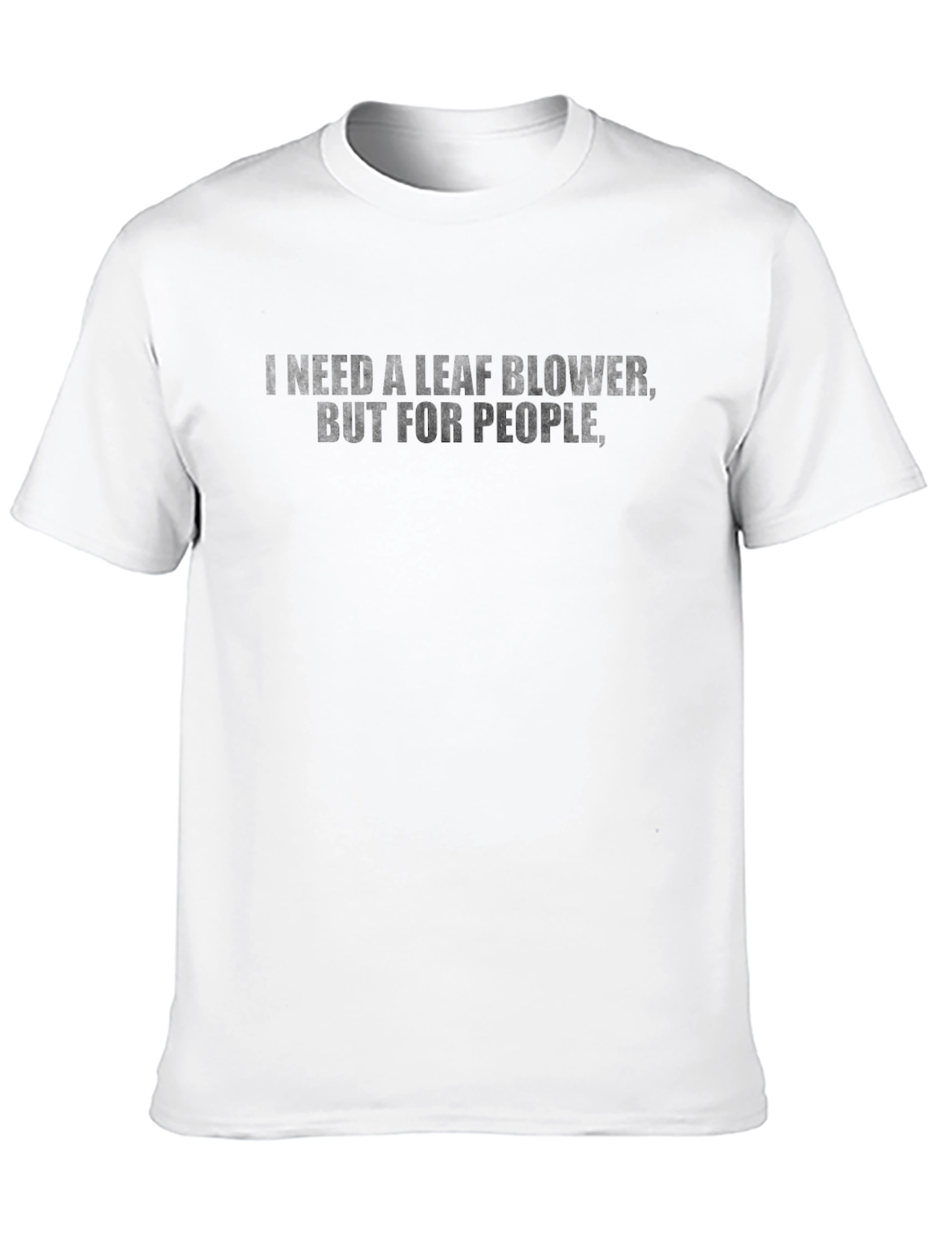 Black Funny Leaf Blower T-Shirt - Humor Apparel view 10