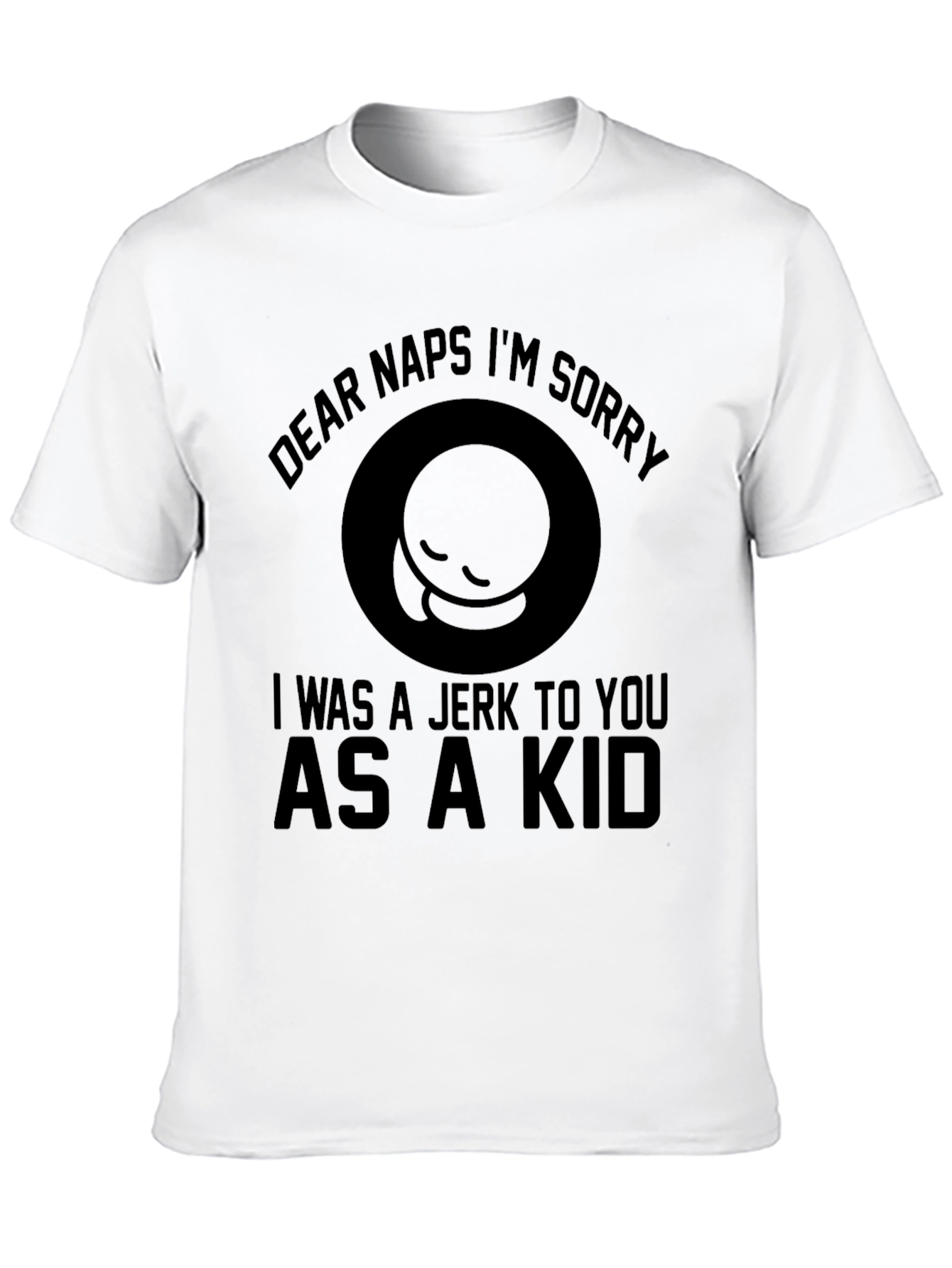 Black Funny "Dear Naps" Graphic T-Shirt view 10