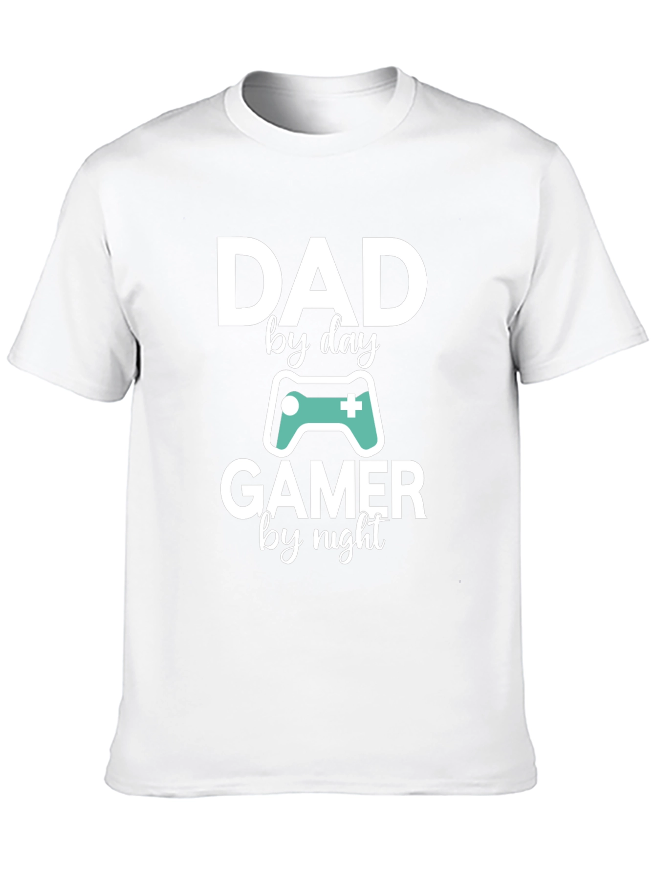 Black Dad By Day Gamer By Night T-Shirt view 10
