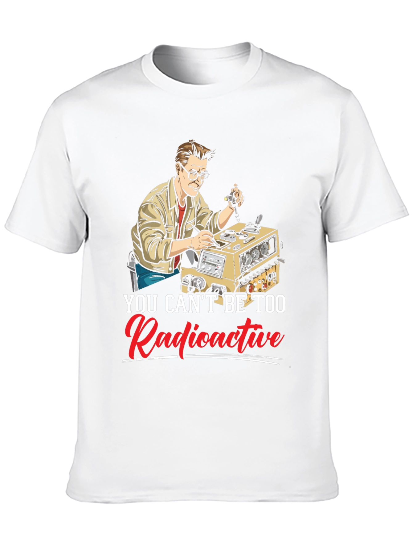 Black Radioactive Scientist Graphic T-Shirt view 10