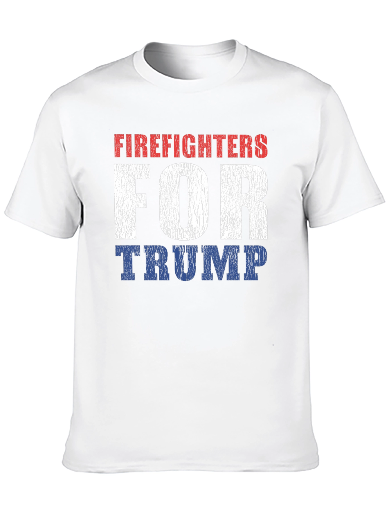 Black Firefighters for Trump Patriotic T-Shirt view 10