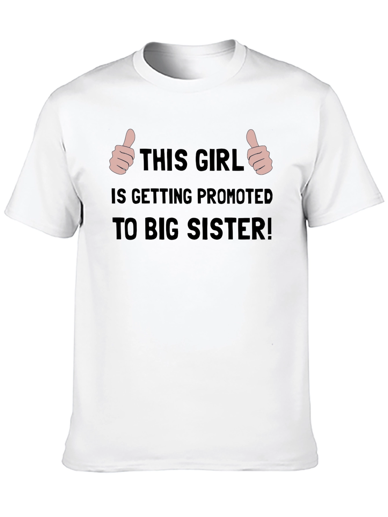 Black Promoted to Big Sister T-Shirt view 10