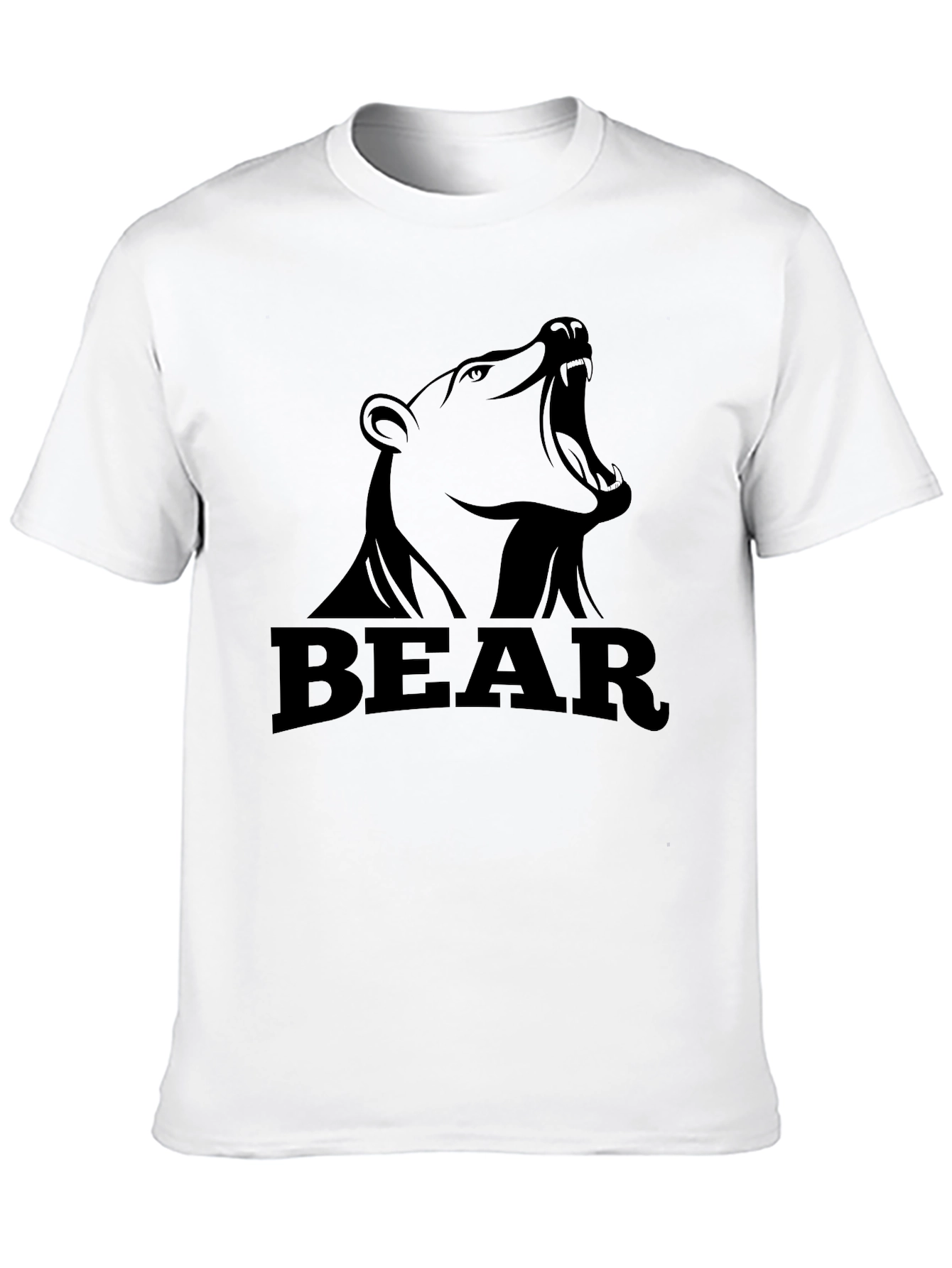 Roaring Bear Graphic Tee - Black - 10