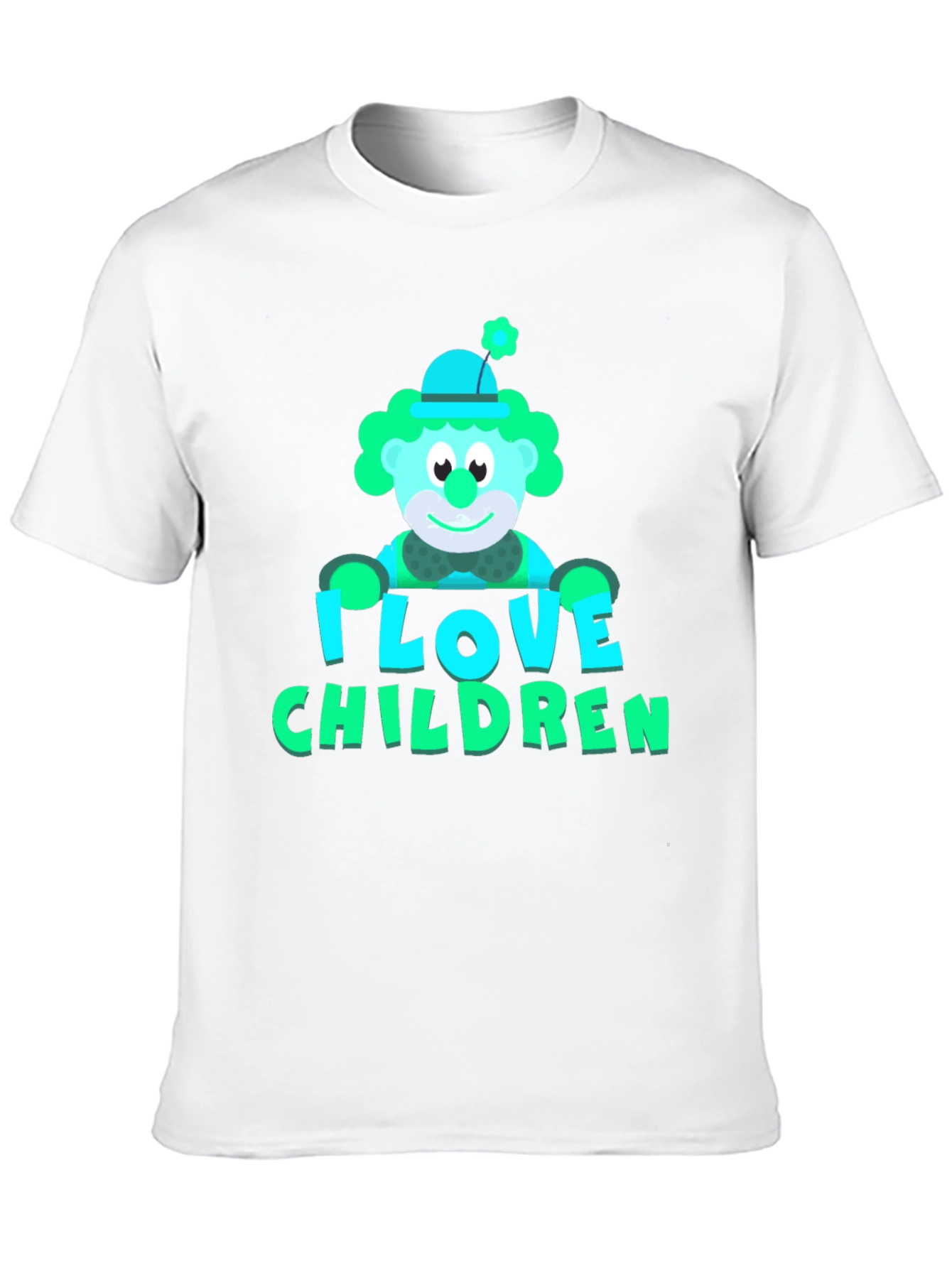 Black I Love Children Graphic T-Shirt view 10
